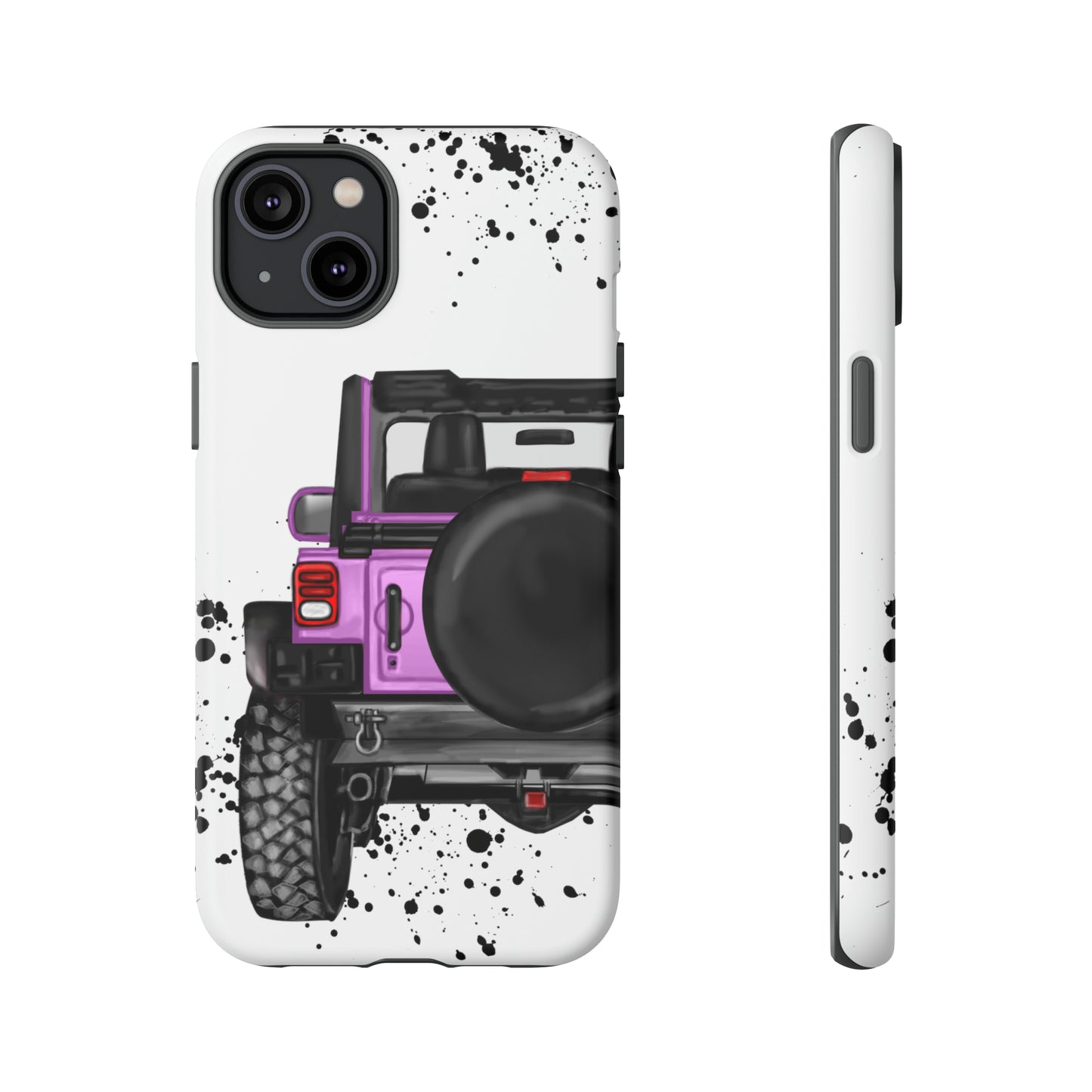 Off Road Life Charcoal Pink/Light Purple Protective Case for Iphone, Google and Samsung