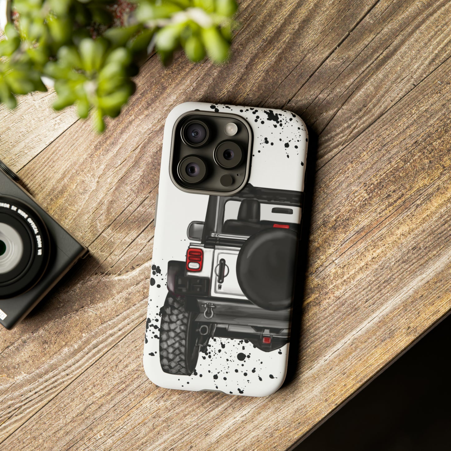 Off Road Life White Protective Case for Iphone, Google and Samsung