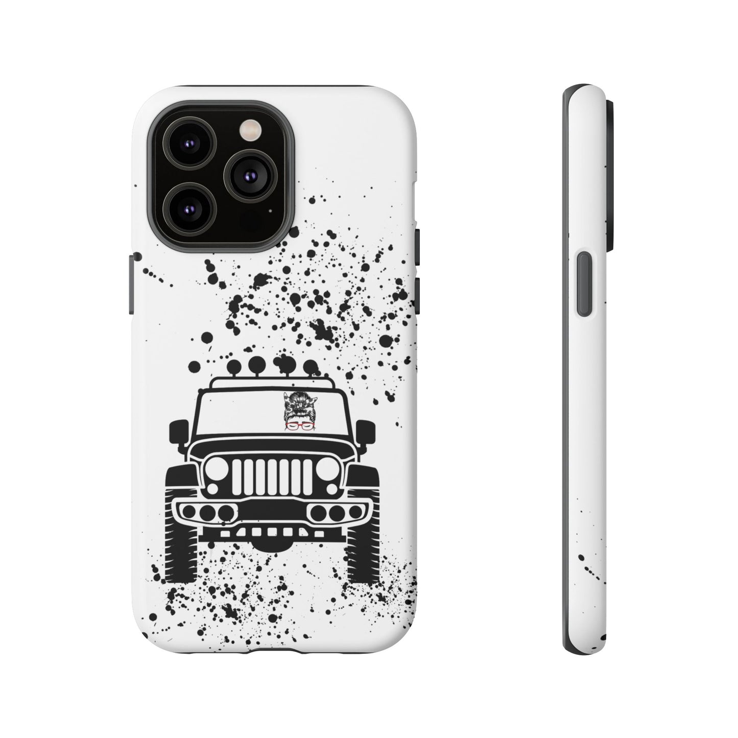 Off Road Girl with Glasses Tough Cases