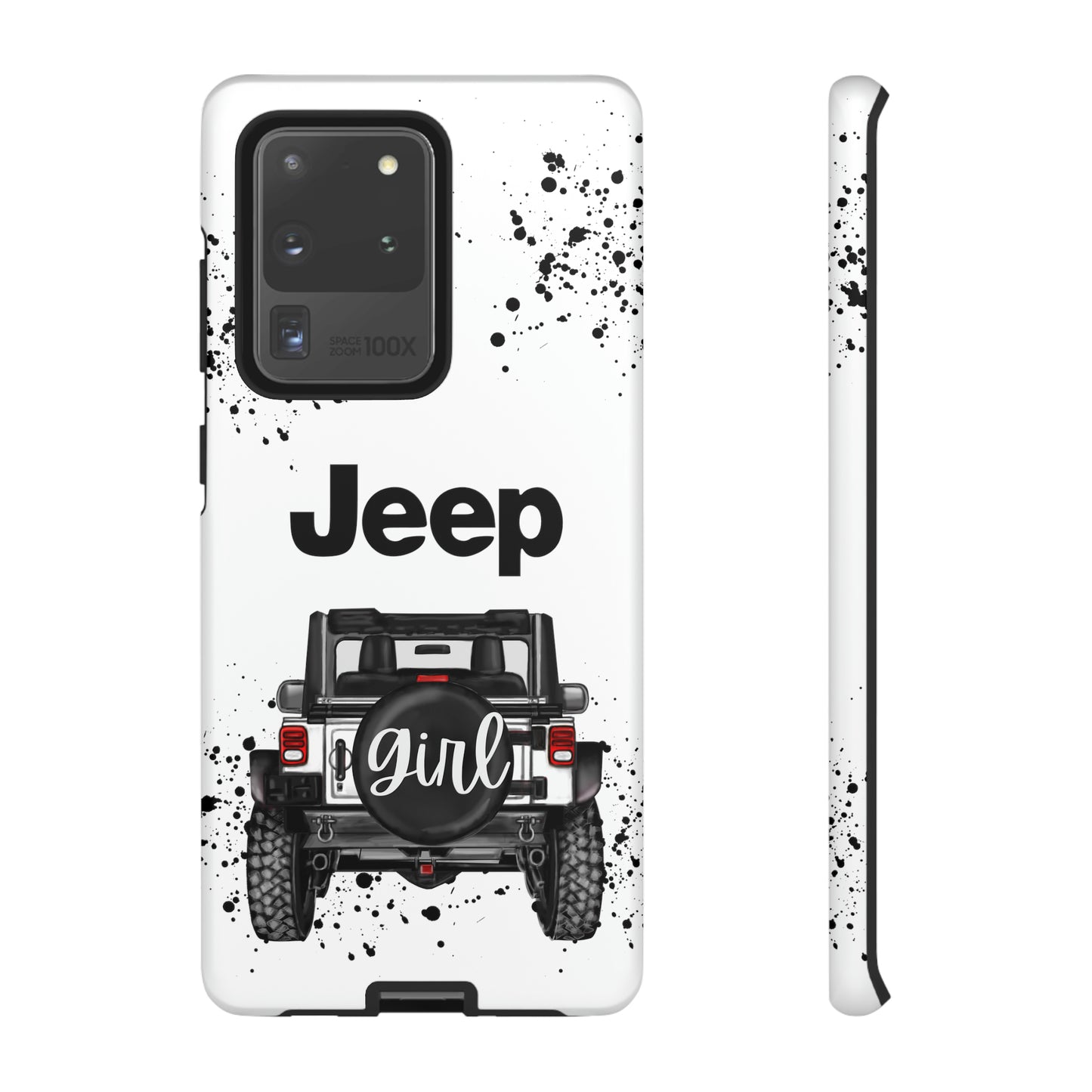 Off Road Girl White Protective Case for Iphone, Google and Samsung Phones