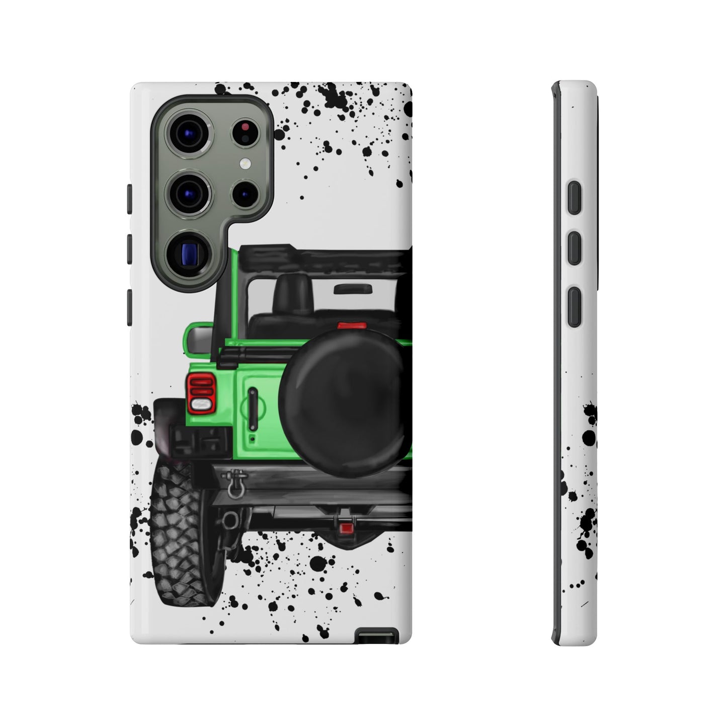 Off Road Life Green Protective Case for Iphone, Google and Samsung