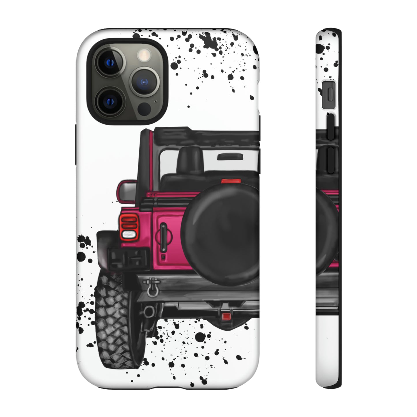 Off Road Life Dark Pink Protective Case for Iphone, Google and Samsung