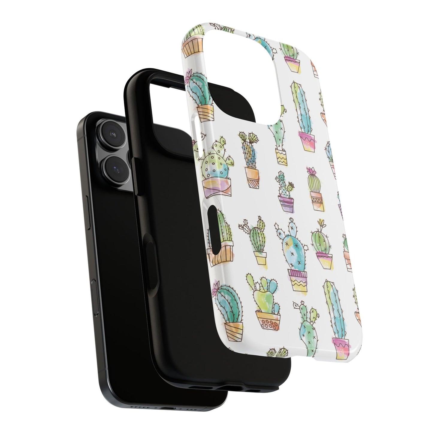 Pastel Cactus Love Phone Case