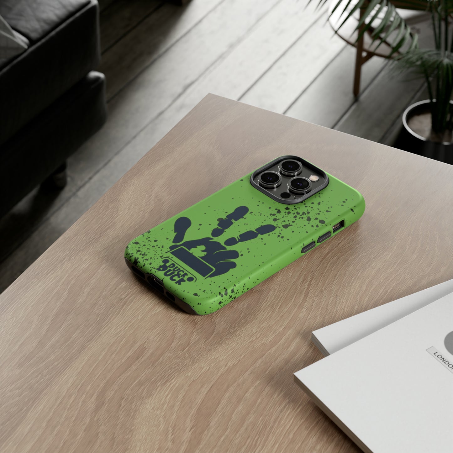 Duck Duck Green Protective Phone Case for IPhone, Samsung and Google Phones