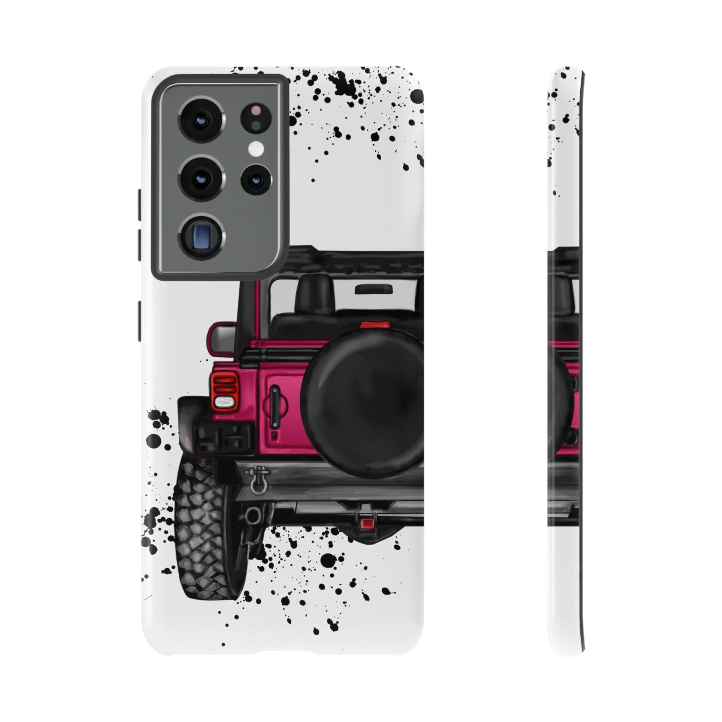 Off Road Life Dark Pink Protective Case for Iphone, Google and Samsung