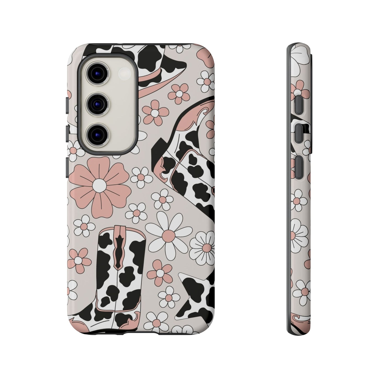 Western Flower Protective Phone Case for Google, Iphone and Samsung Phones