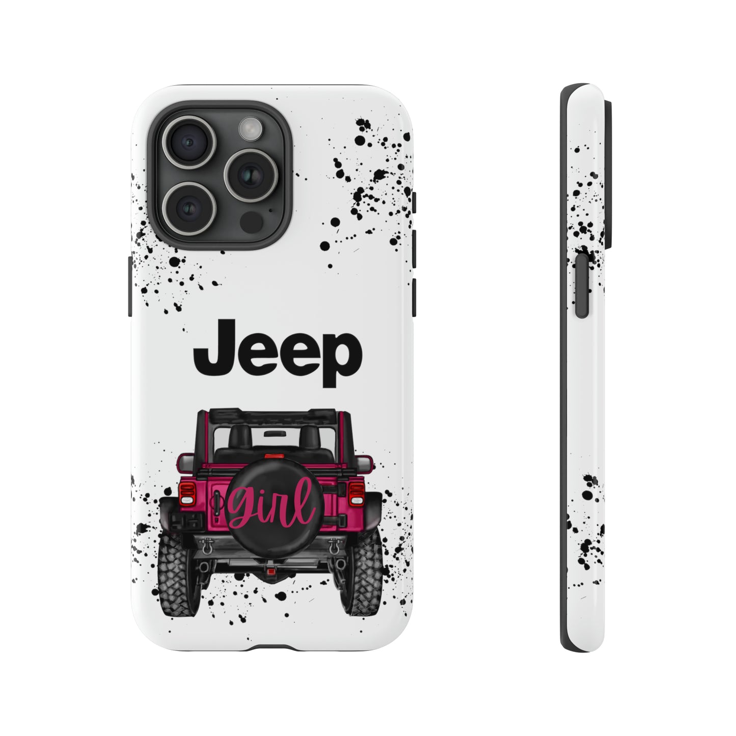 Off Road Girl Red Protective Case for Iphone, Google and Samsung Phones