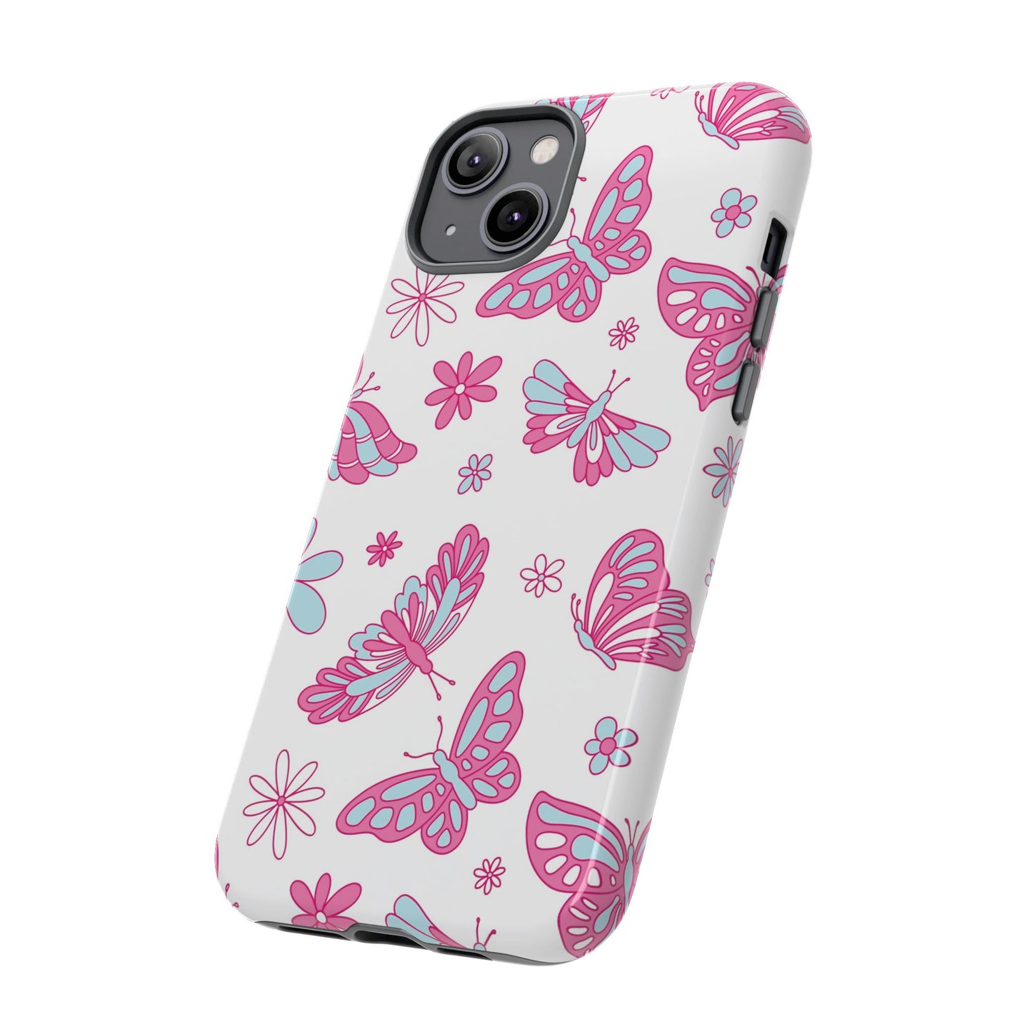 Pastel Butterflies Protective Phone Case