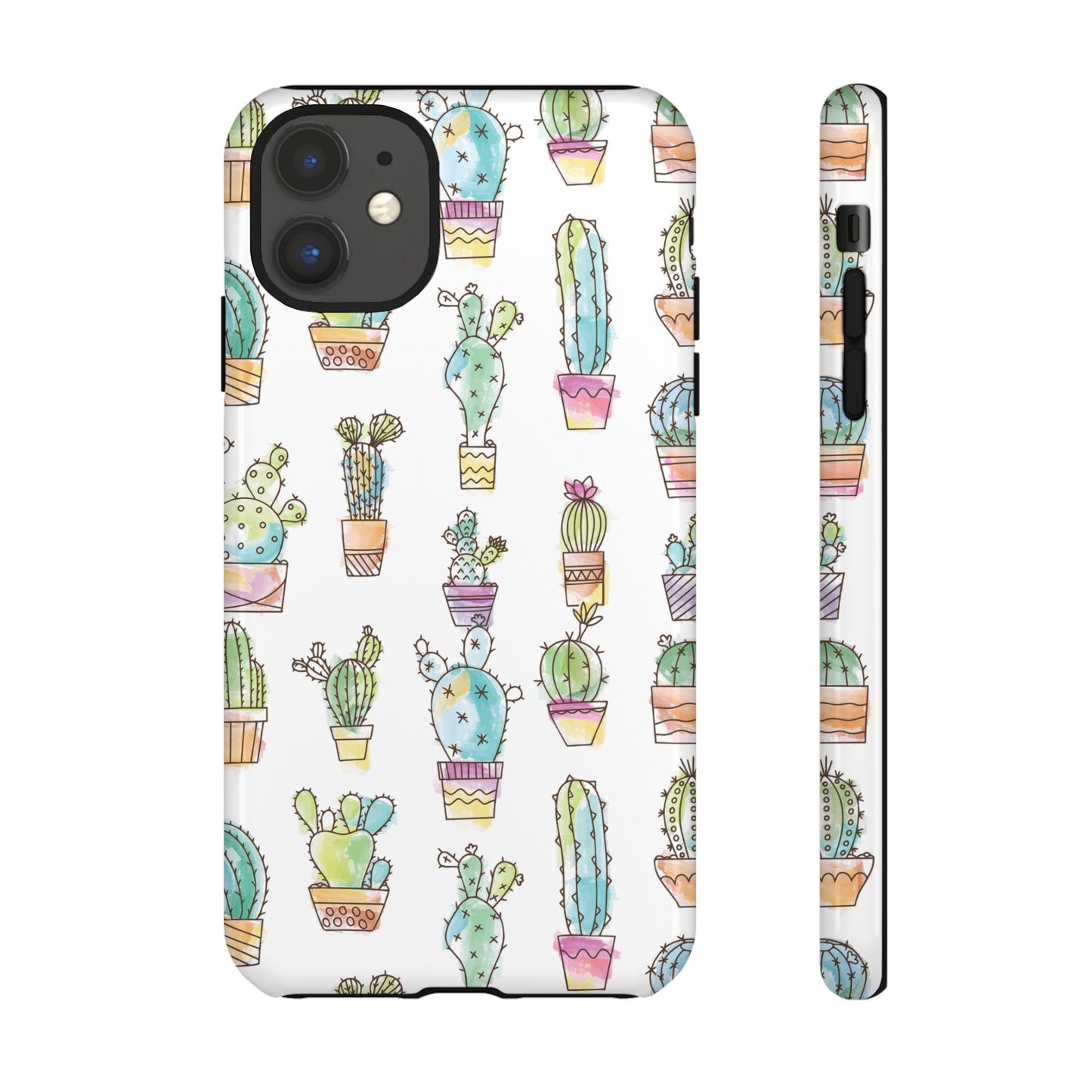 Pastel Cactus Love Phone Case