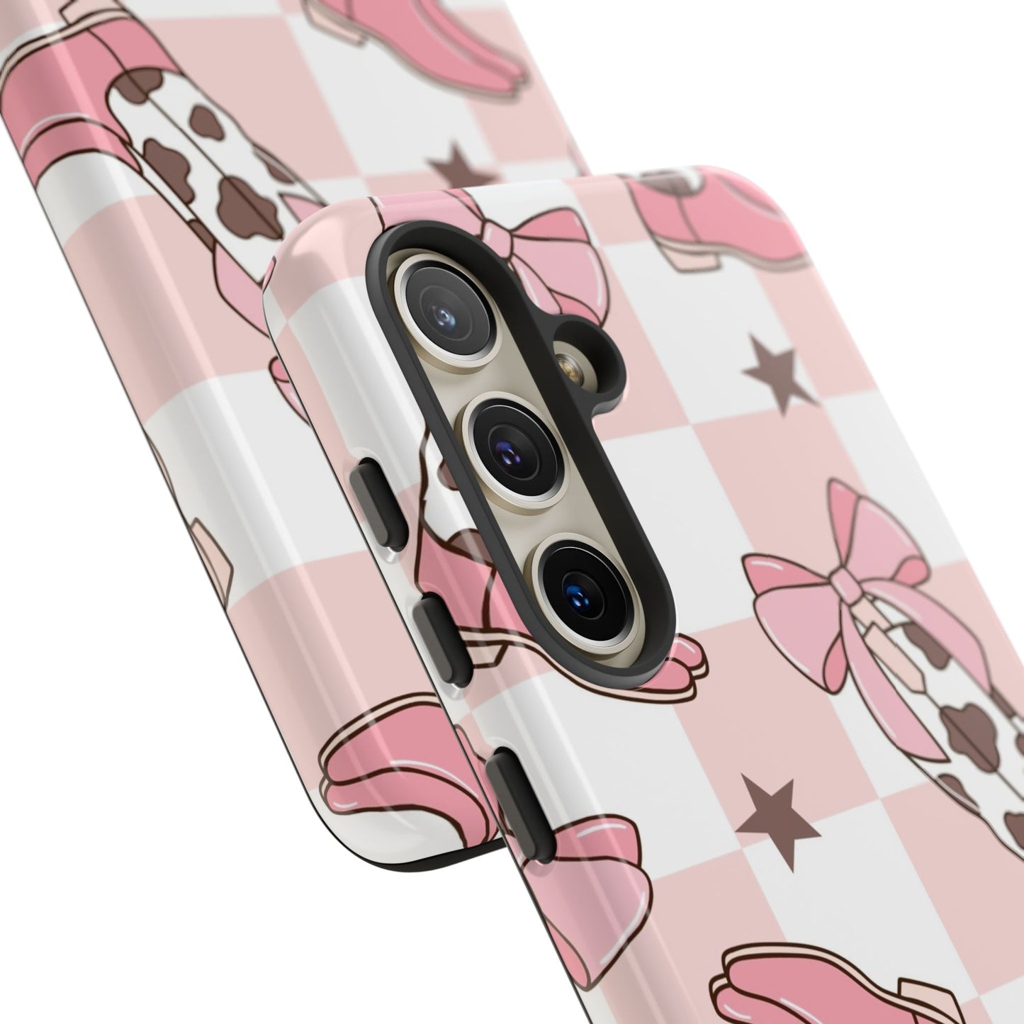 Cowboy Boots and Bows Protective Phone Case