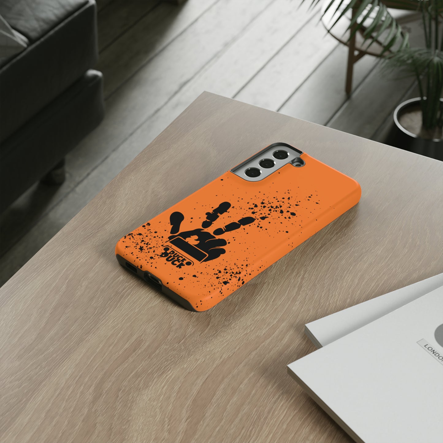 Duck Duck Orange Protective Phone Case for IPhone, Samsung and Google Phones