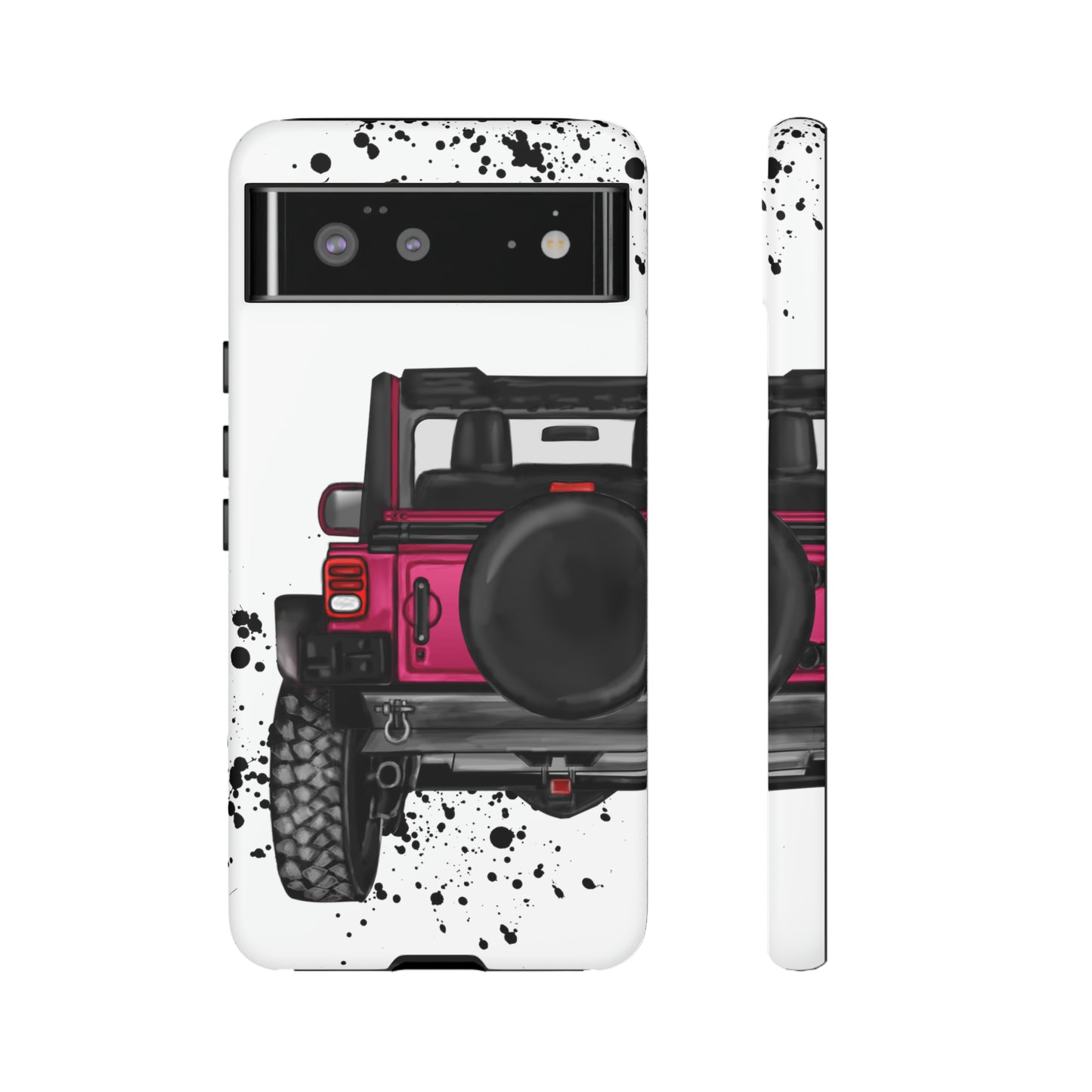 Off Road Life Dark Pink Protective Case for Iphone, Google and Samsung