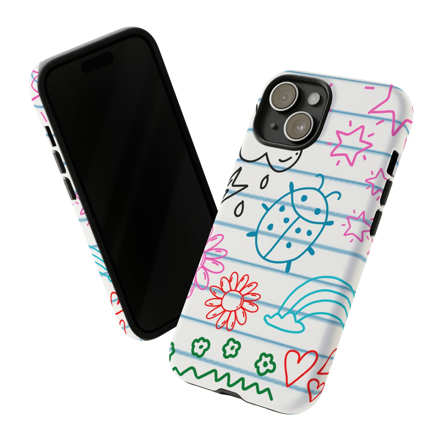 Kid Doodles Protective Phone Case for IPhone, Google and Samsung phones