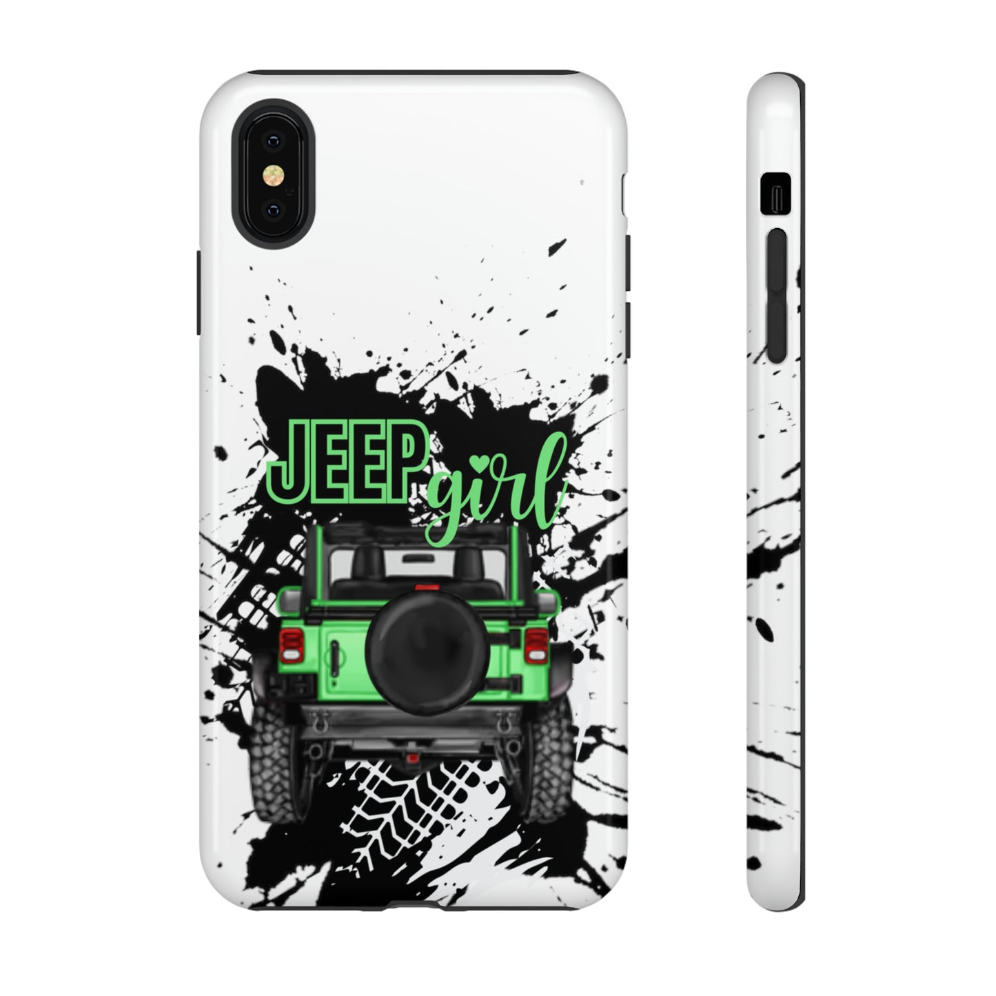 Off Road Girl Green Tough Cases