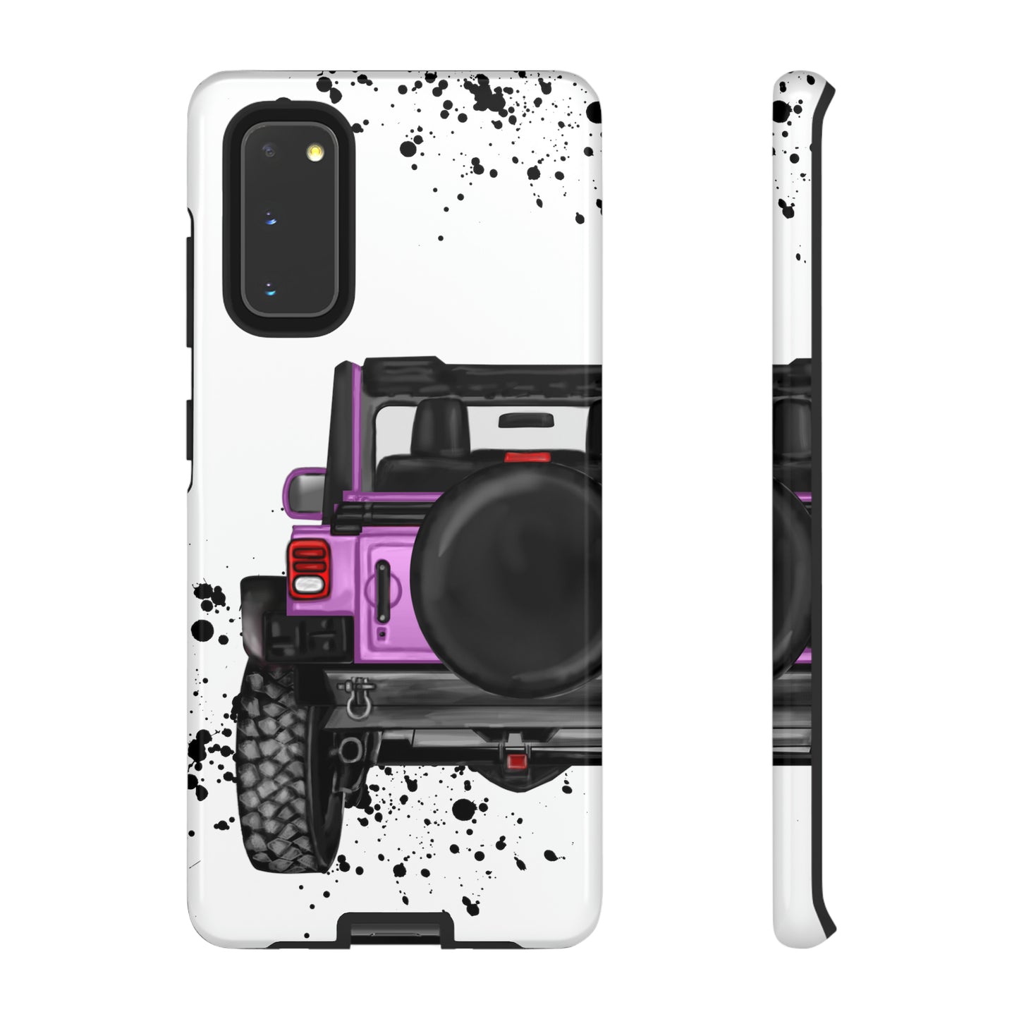 Off Road Life Charcoal Pink/Light Purple Protective Case for Iphone, Google and Samsung