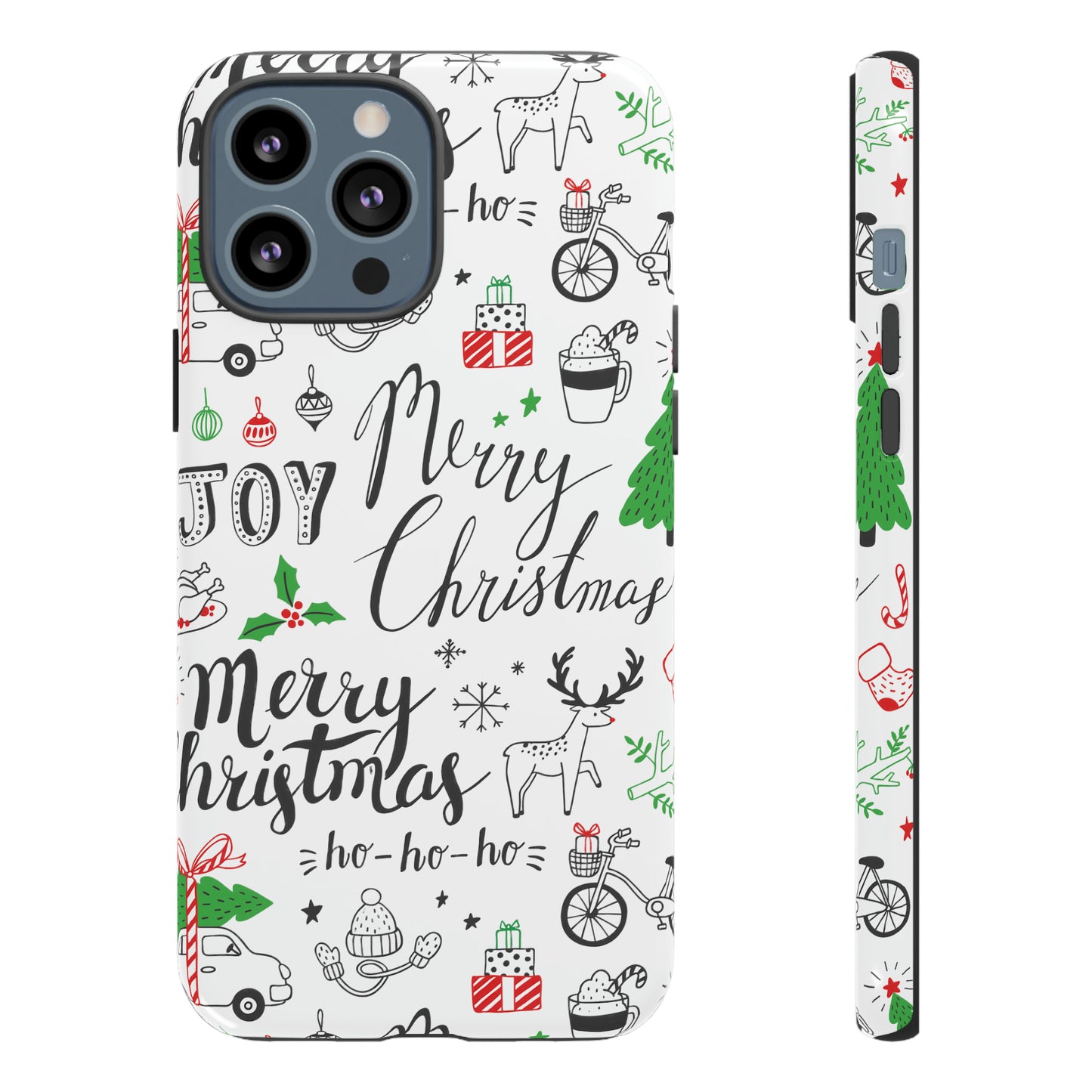 Merry Christmas Protective Phone Case for Iphone, Samsung and Google Phones