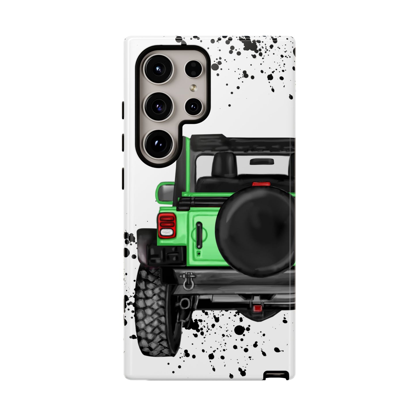 Off Road Life Green Protective Case for Iphone, Google and Samsung