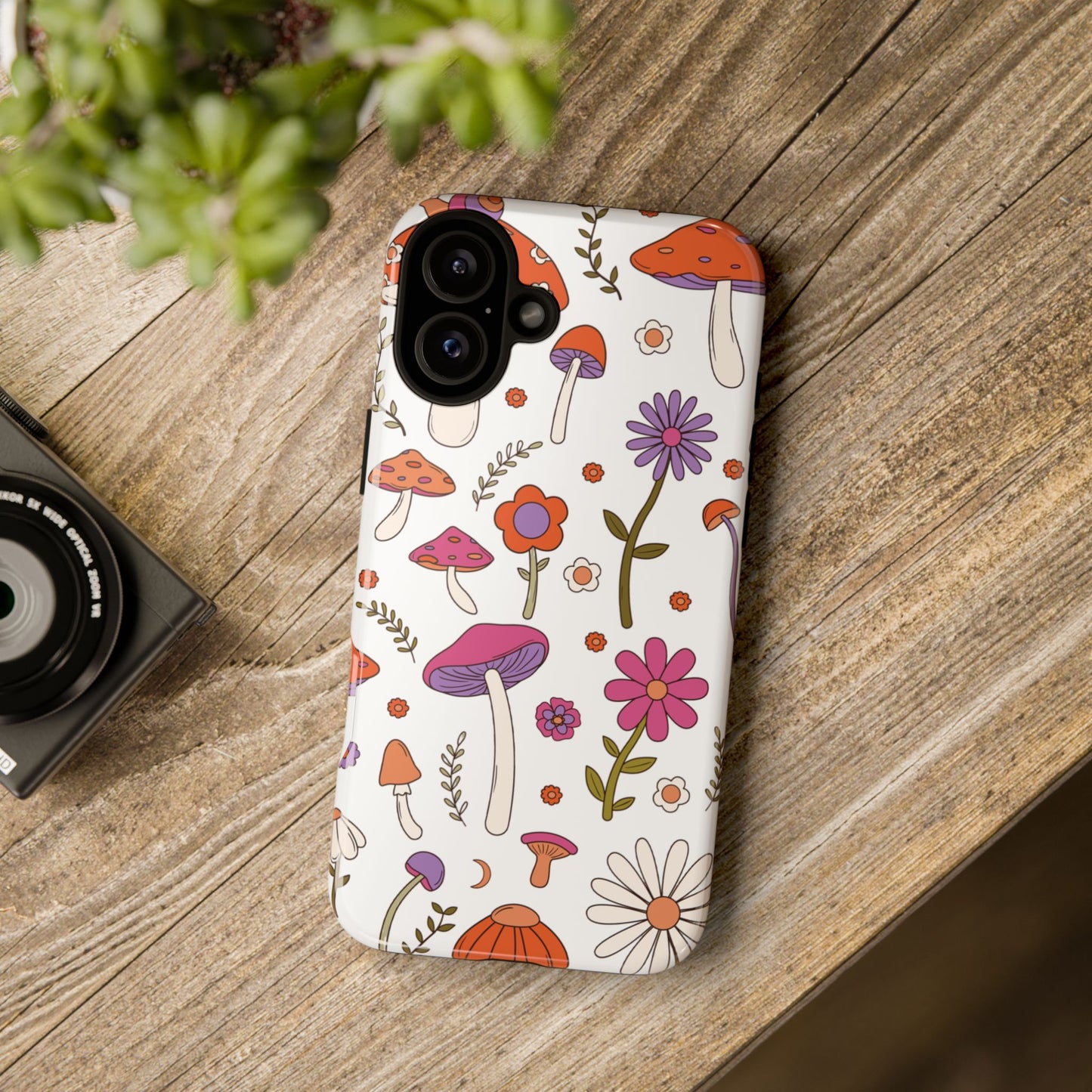 Mushrooms Protective Phone Case
