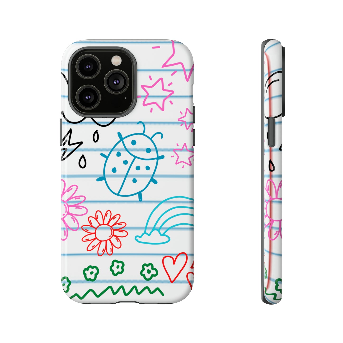 Kid Doodles Protective Phone Case for IPhone, Google and Samsung phones