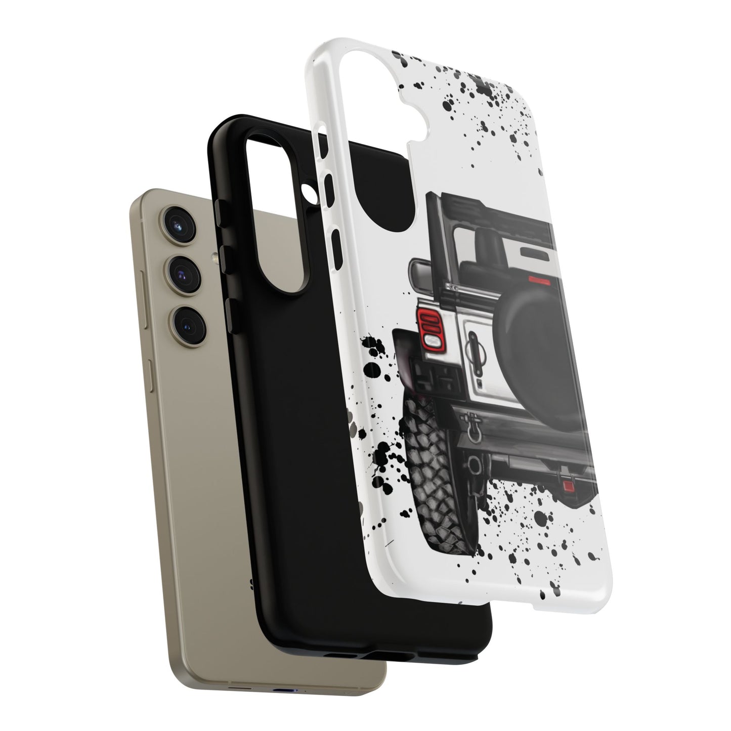 Off Road Life White Protective Case for Iphone, Google and Samsung