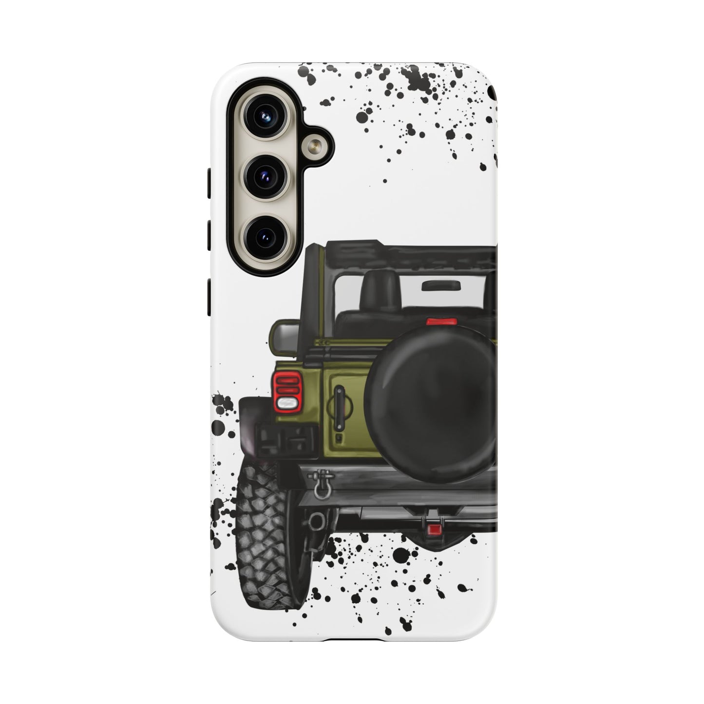 Off Road Life Army Green Protective Case for Iphone, Google and Samsung