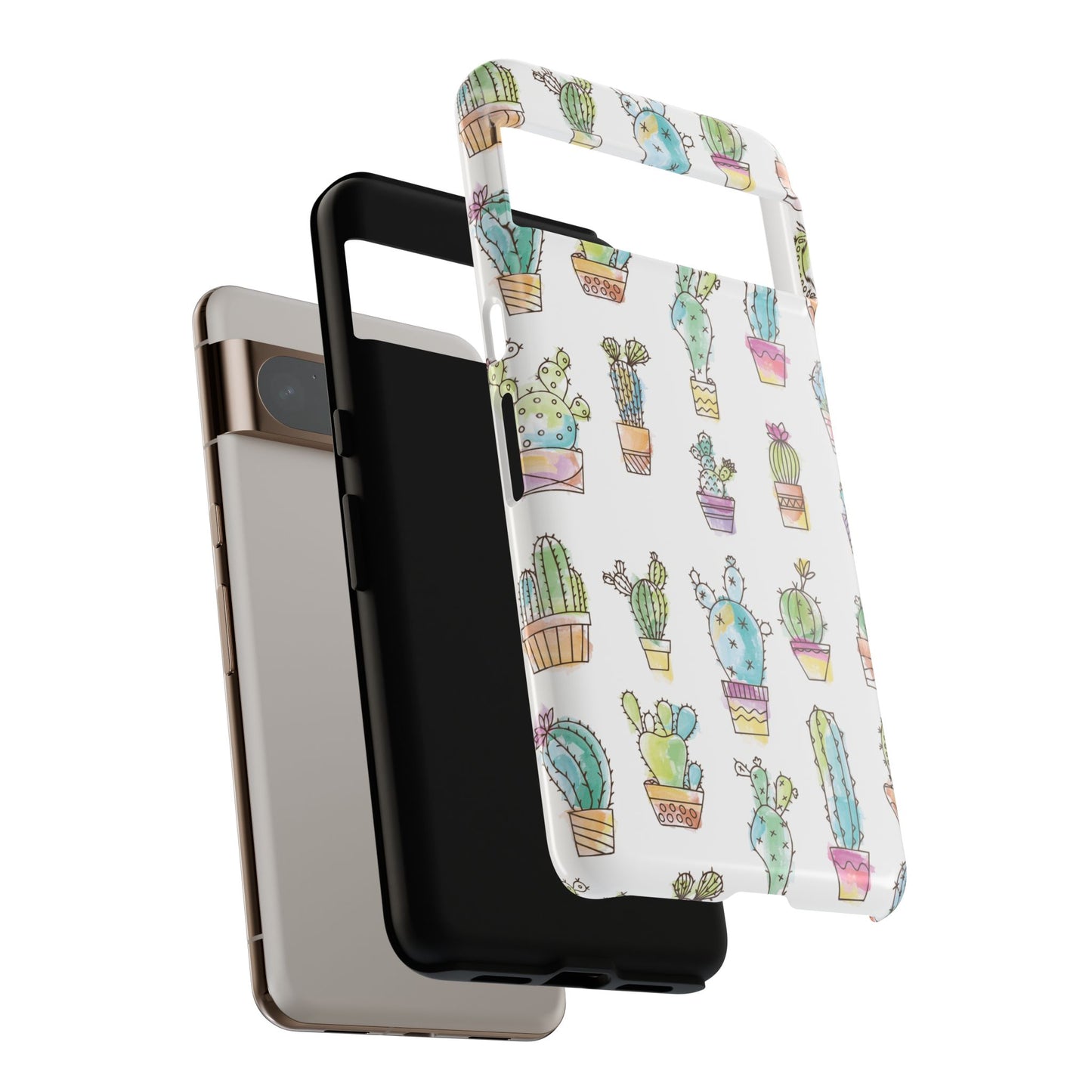 Pastel Cactus Love Phone Case