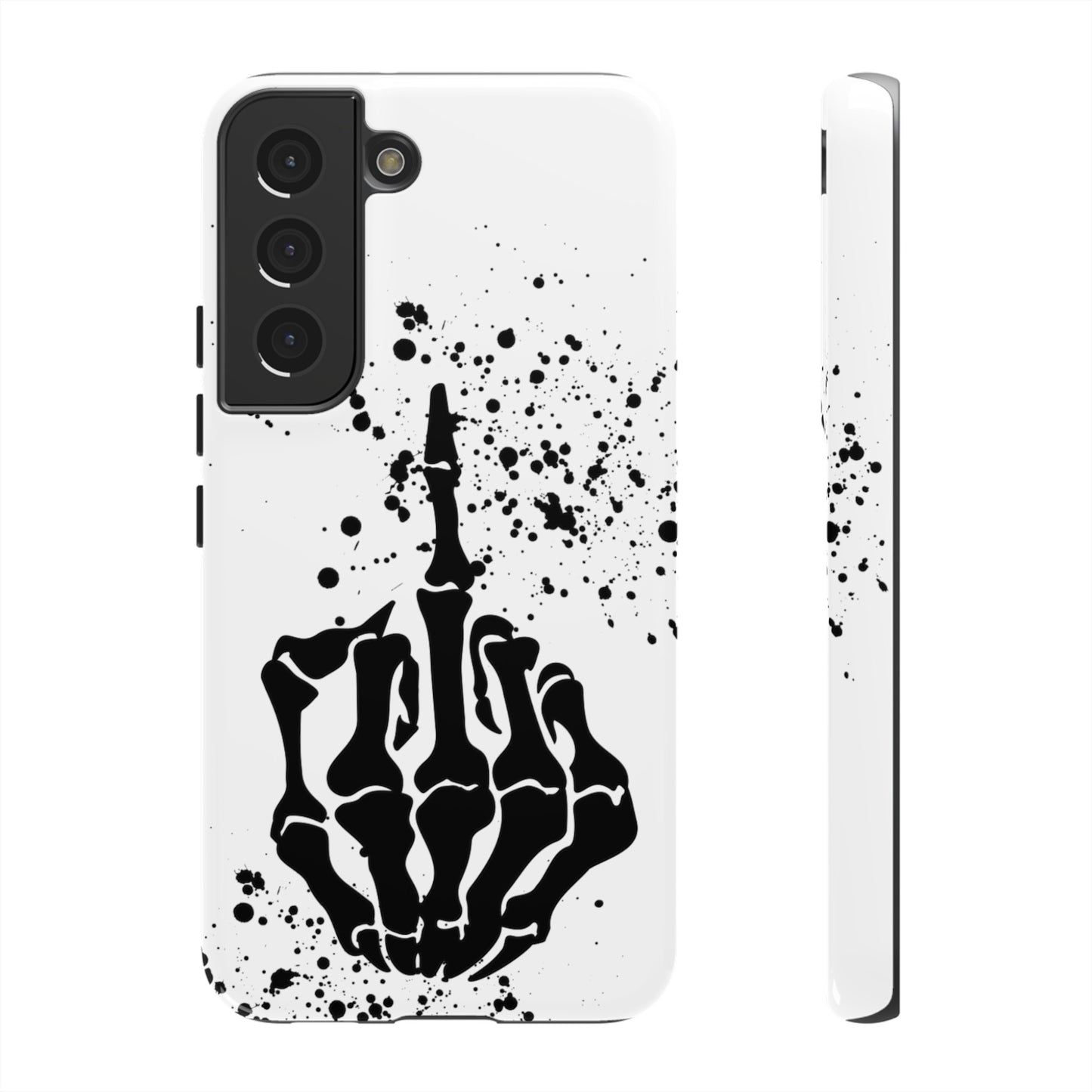 Skeleton, Finger Protective Case for Iphone, a Google and Samsung phones