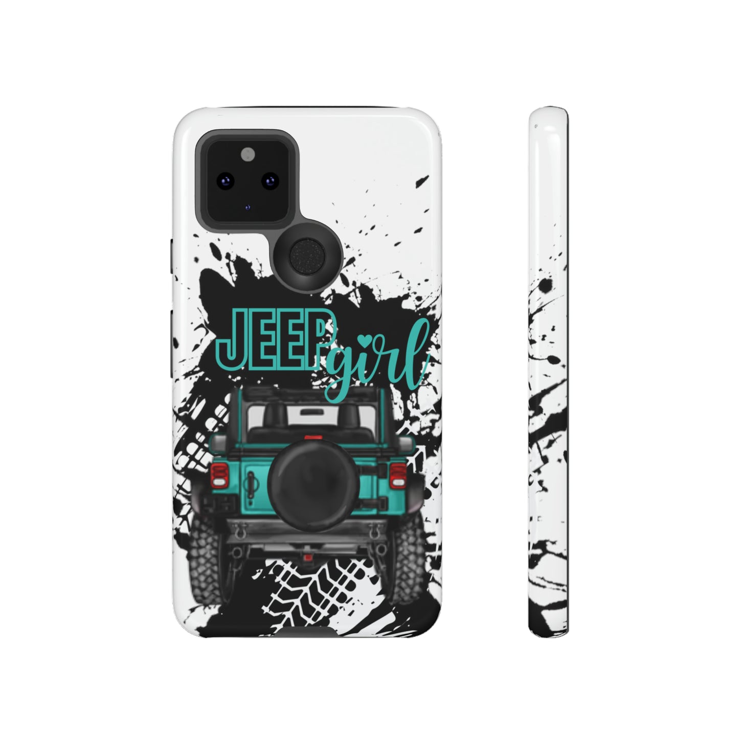 Off Road Girl Turquoise Tough Cases