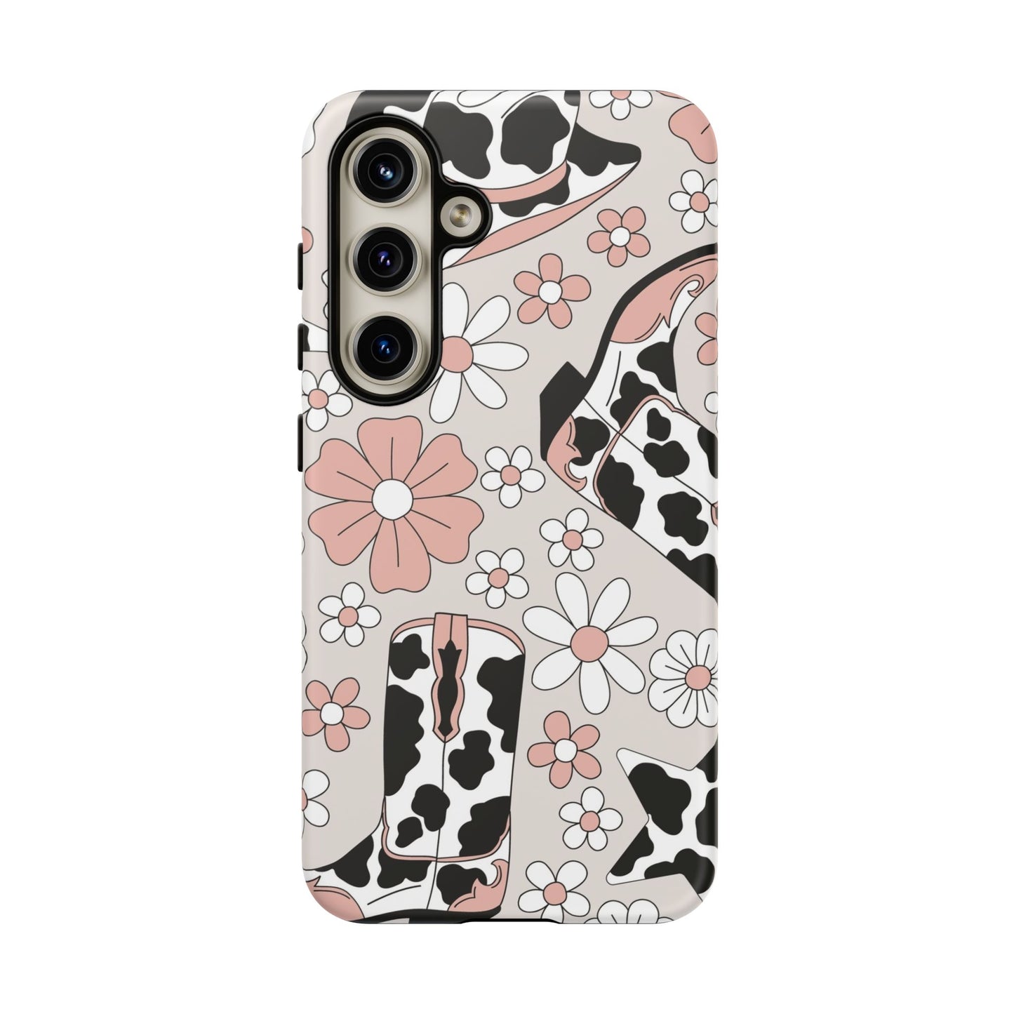 Western Flower Protective Phone Case for Google, Iphone and Samsung Phones