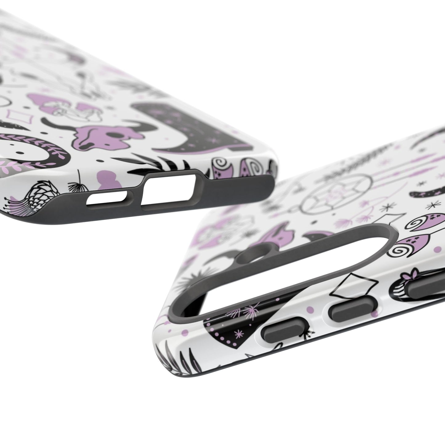 Purple and Black Western Protective Drop Proof Case Iphone, Samsung and Google phones