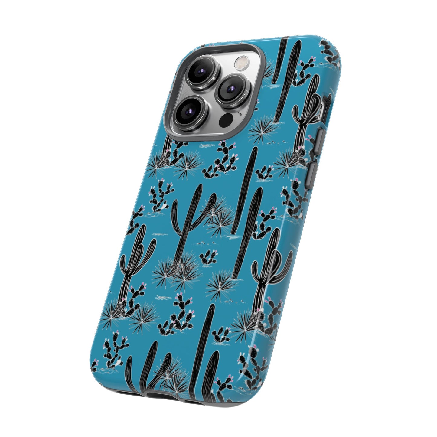 Turquoise Cactus Love Phone Case