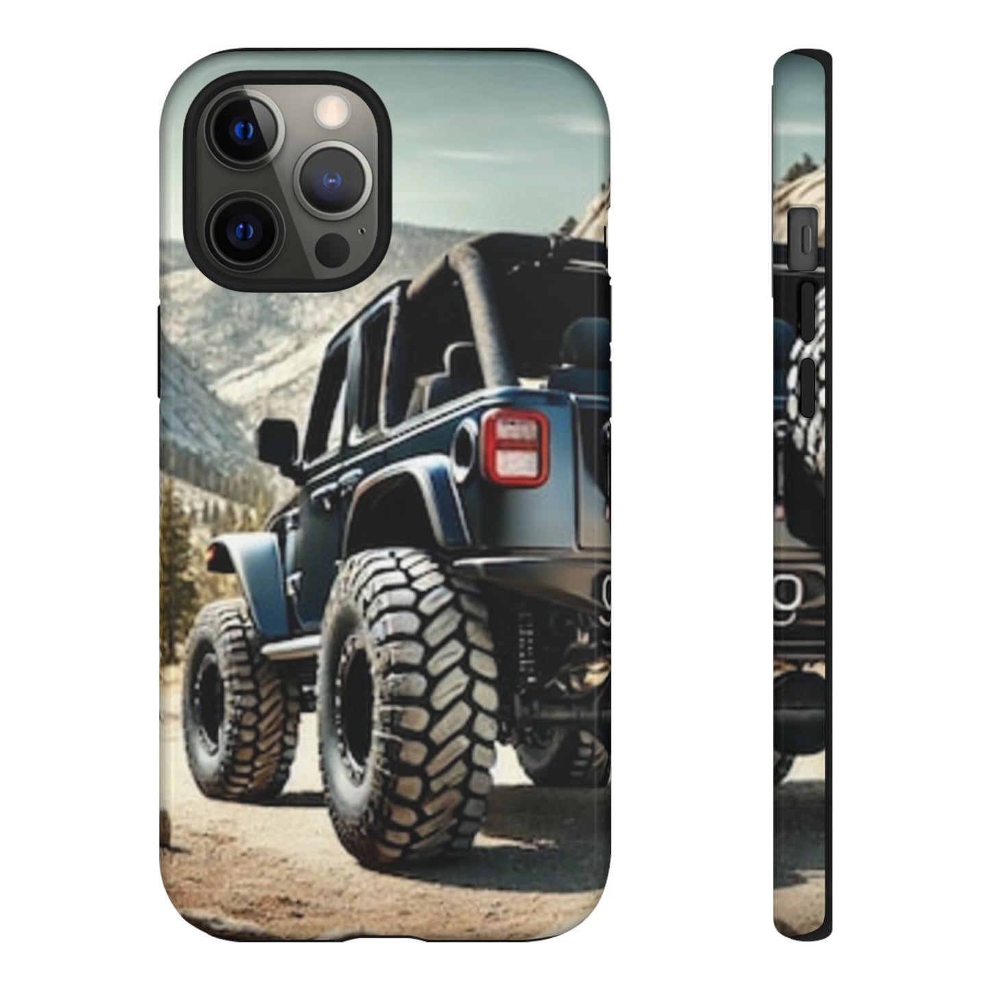 Blue Jeep Protective Phone Case