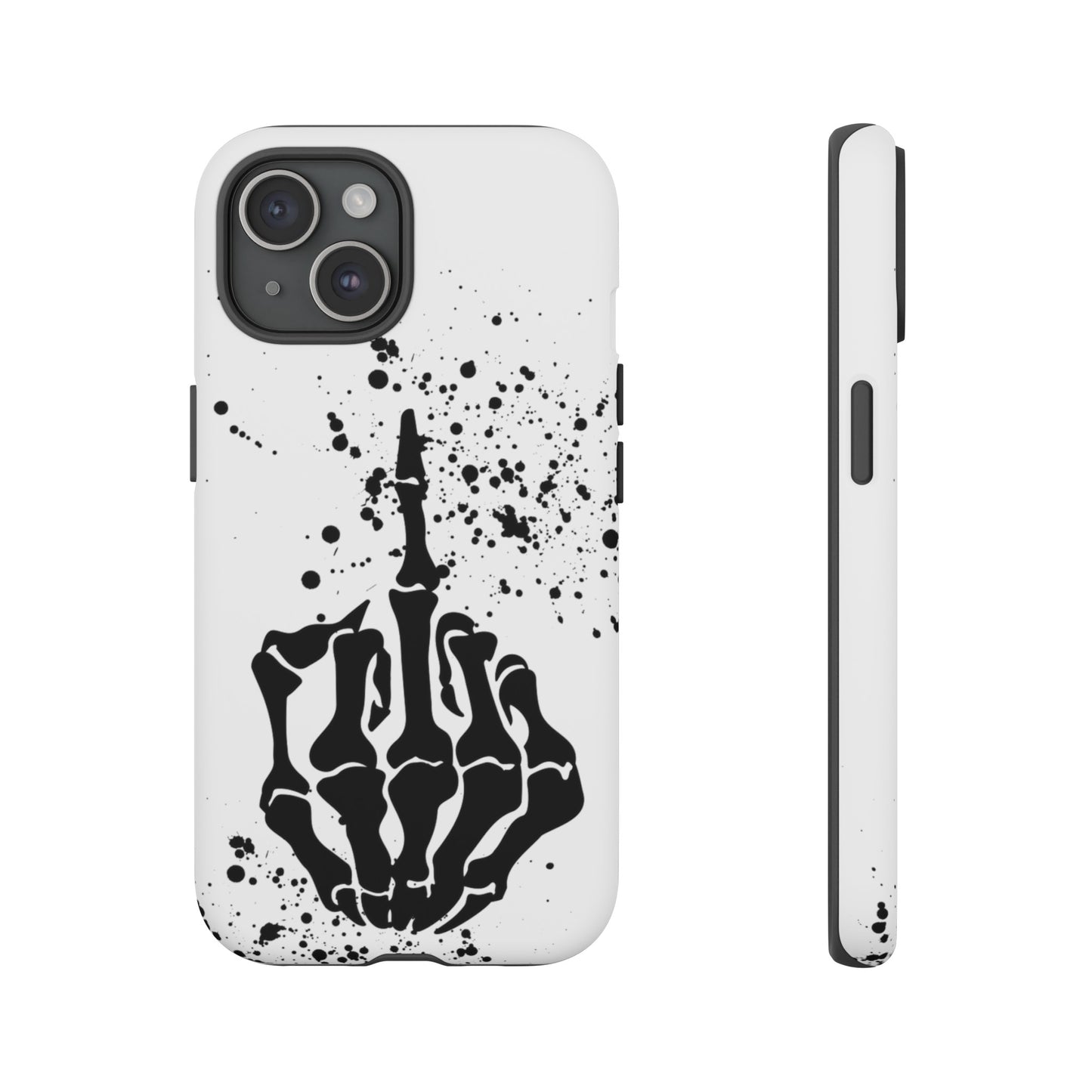 Skeleton, Finger Protective Case for Iphone, a Google and Samsung phones