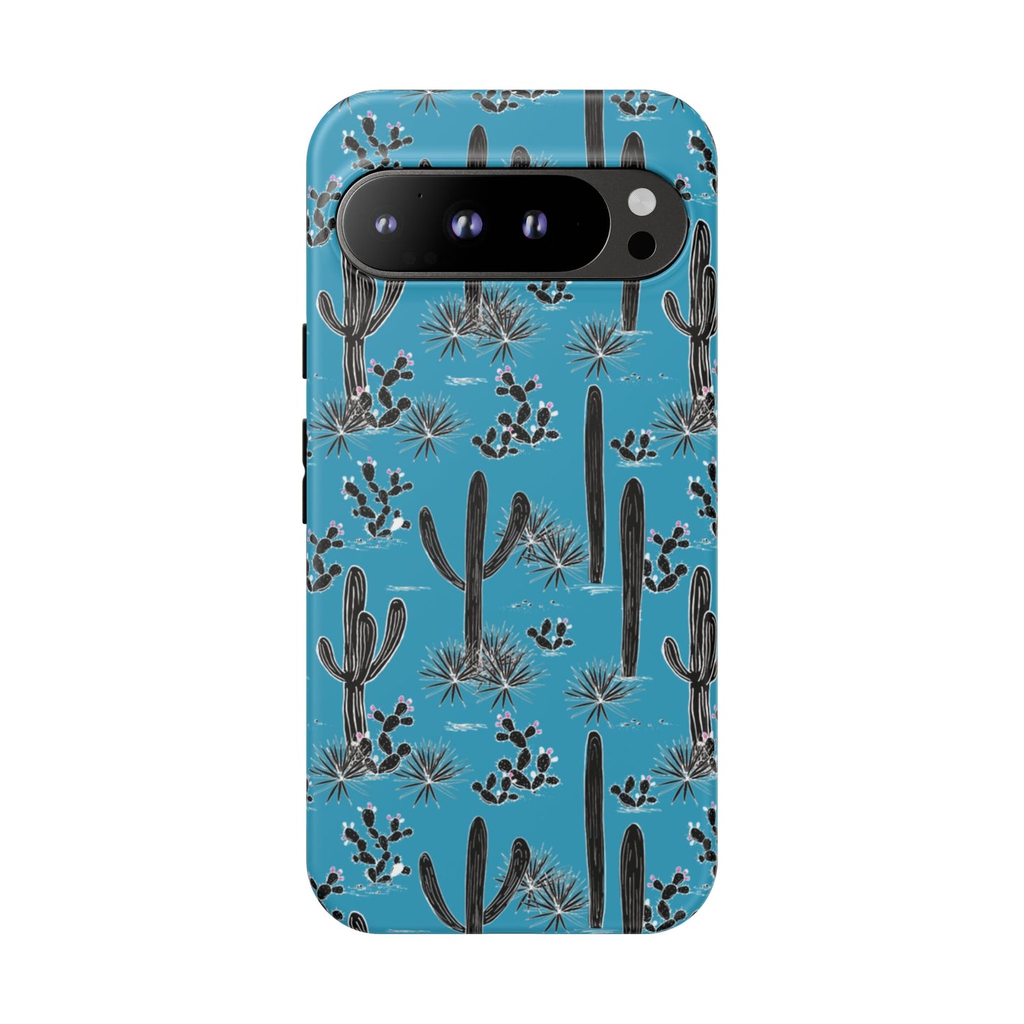 Turquoise Cactus Love Phone Case