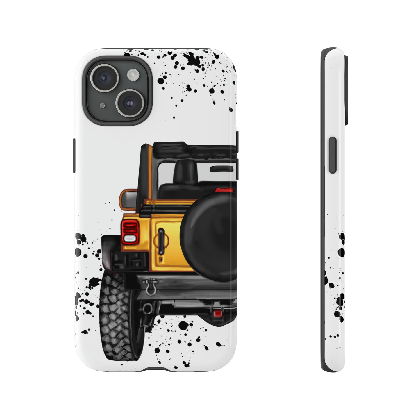 Off Road Life Yellow Protective Case for Iphone, Google and Samsung