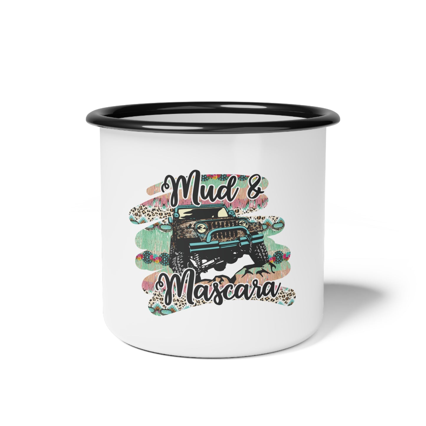 Mud and Mascara Off Road Lover Enamel Camp Cup