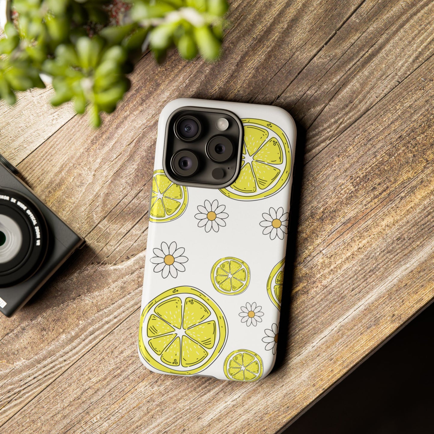 Lemons and Daisys Protective Phone Case