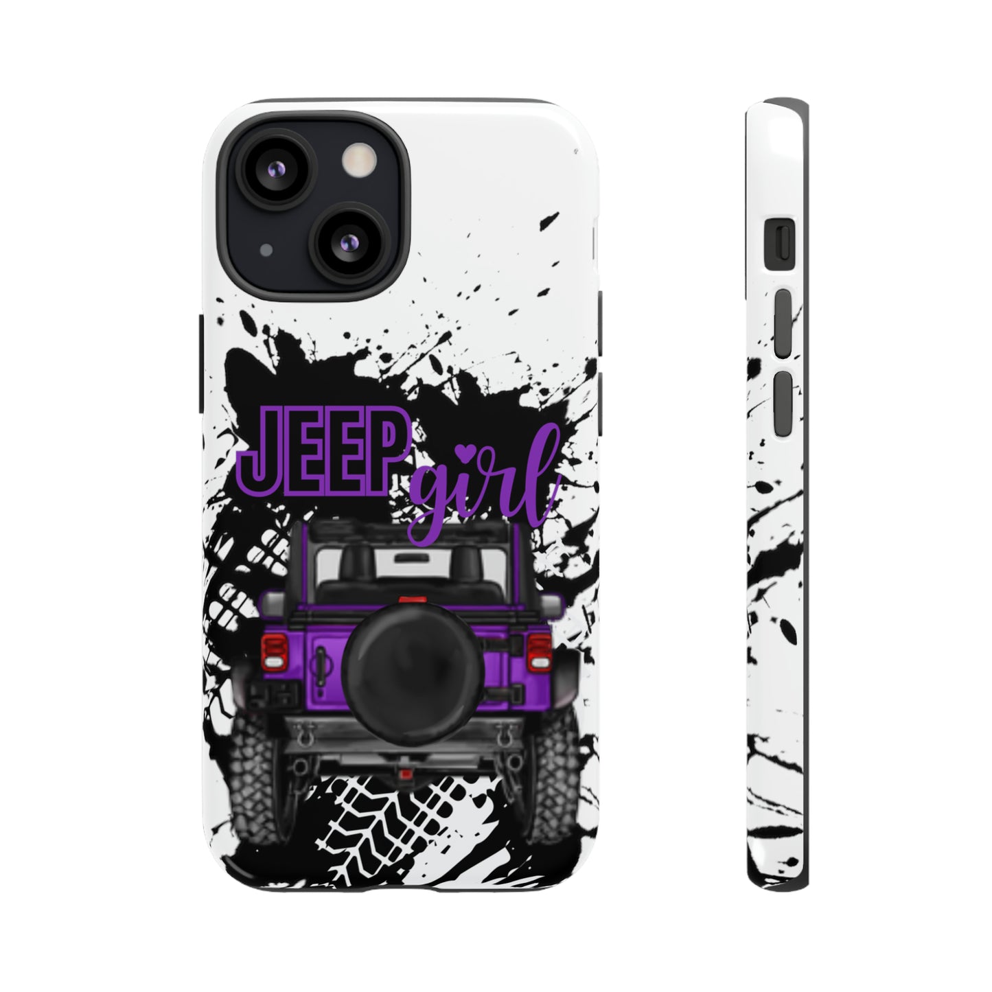 Off Road Girl Purple Tough Cases