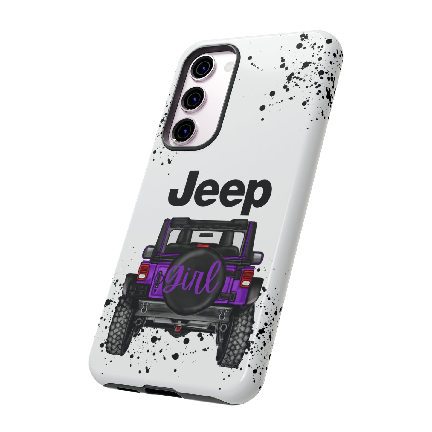 Off Road Girl Dark Purple Protective Case for Iphone, Google and Samsung Phones