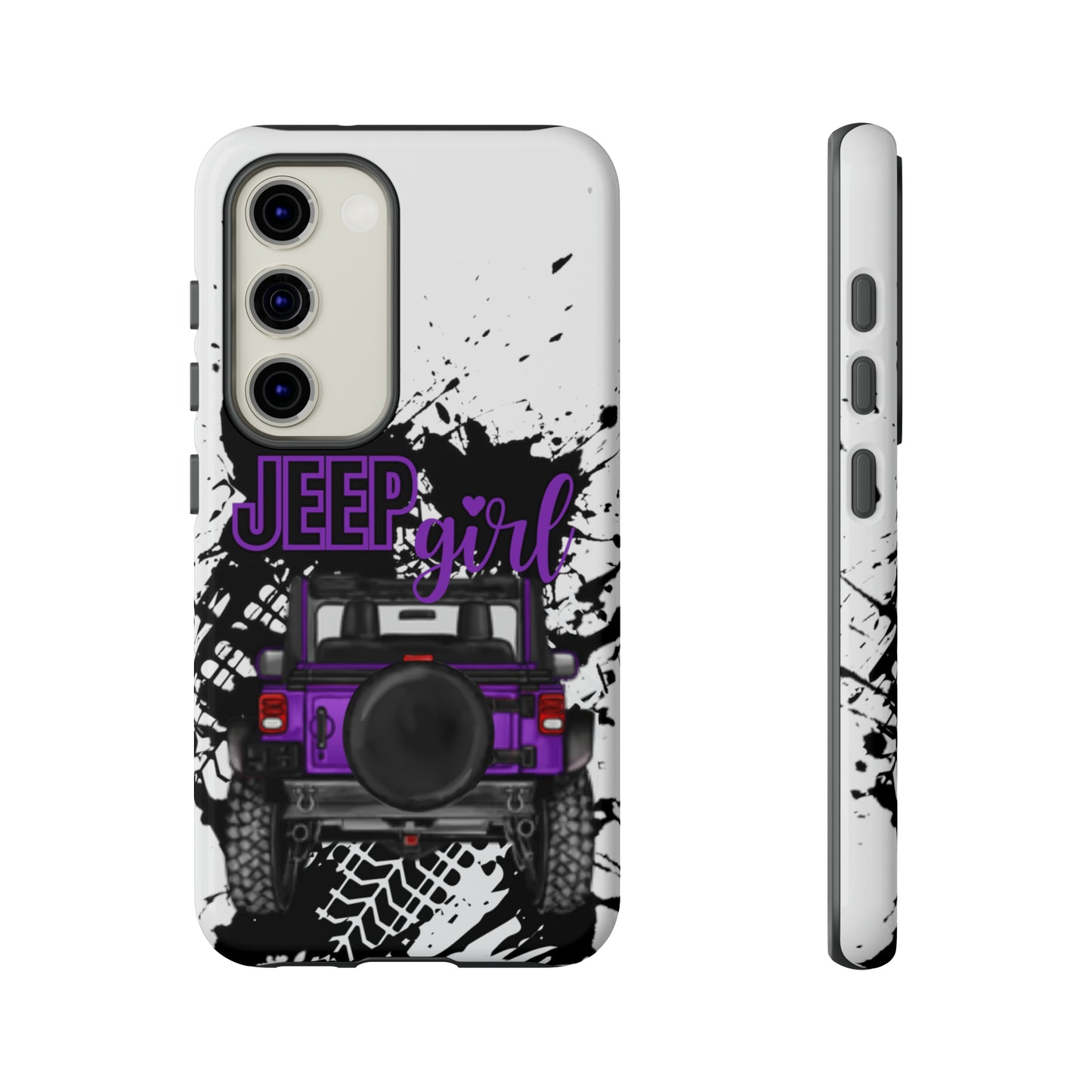 Off Road Girl Purple Tough Cases