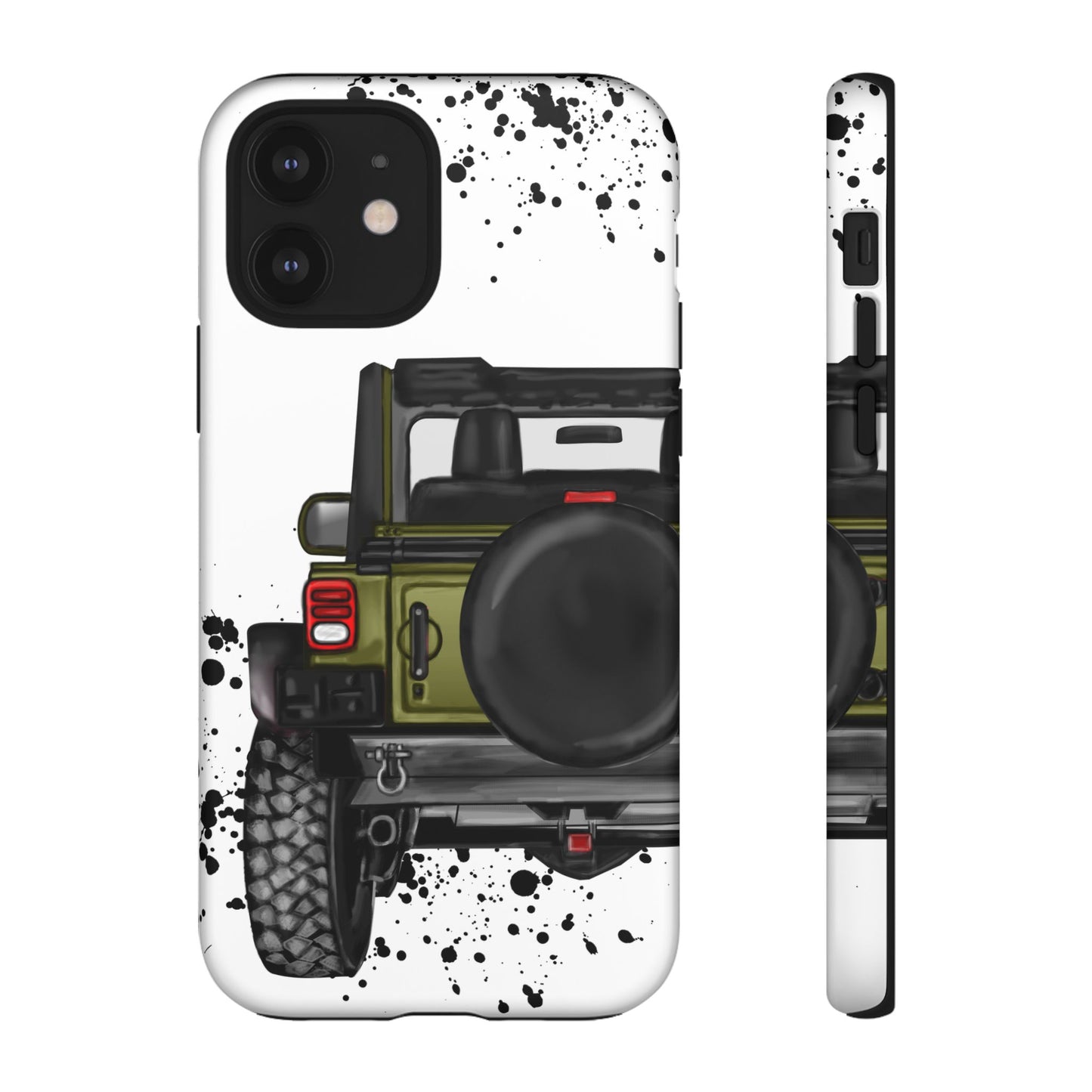 Off Road Life Army Green Protective Case for Iphone, Google and Samsung
