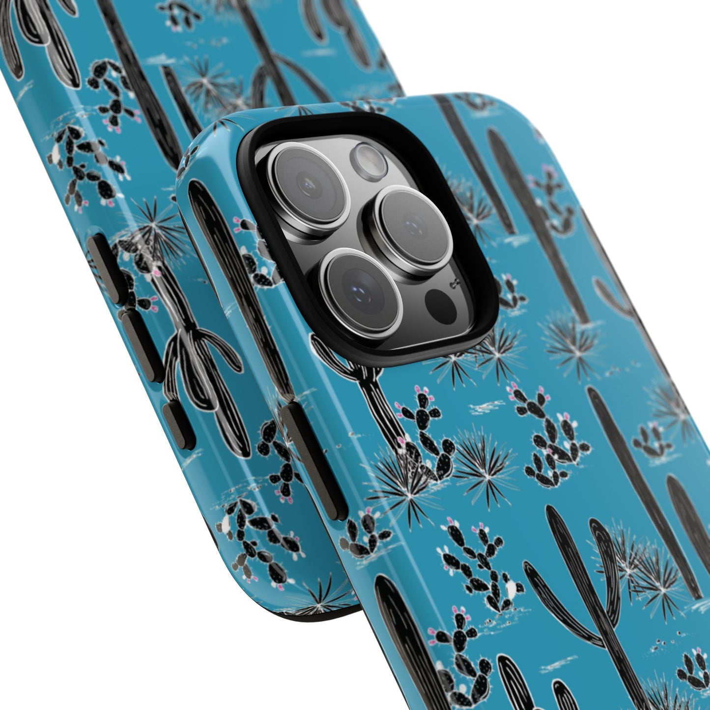 Turquoise Cactus Love Phone Case