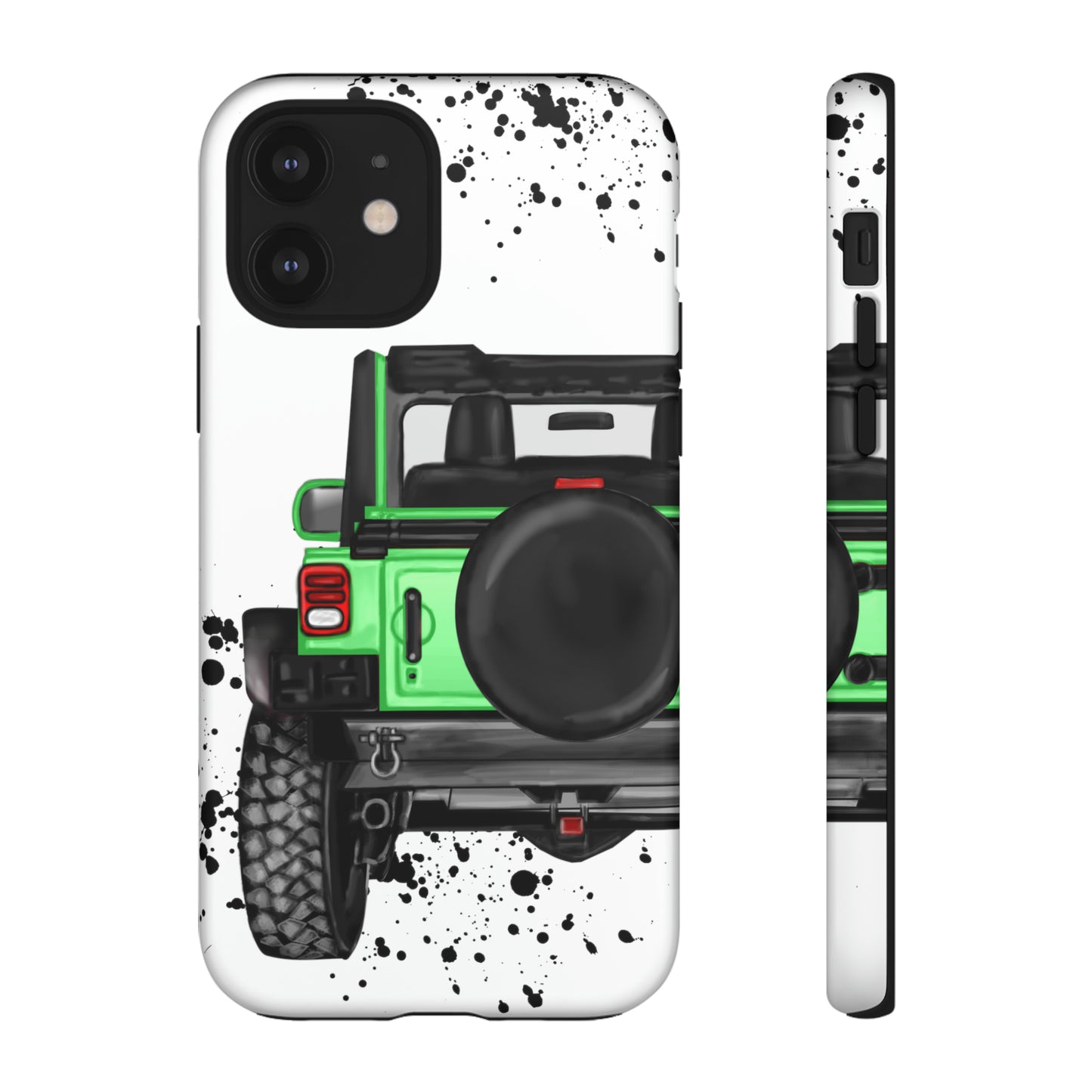 Off Road Life Green Protective Case for Iphone, Google and Samsung