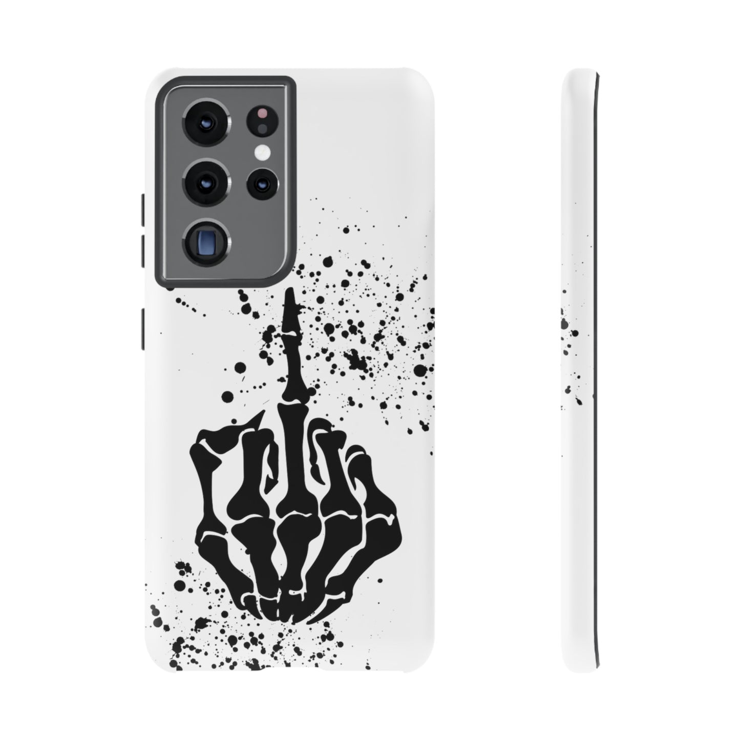 Skeleton, Finger Protective Case for Iphone, a Google and Samsung phones