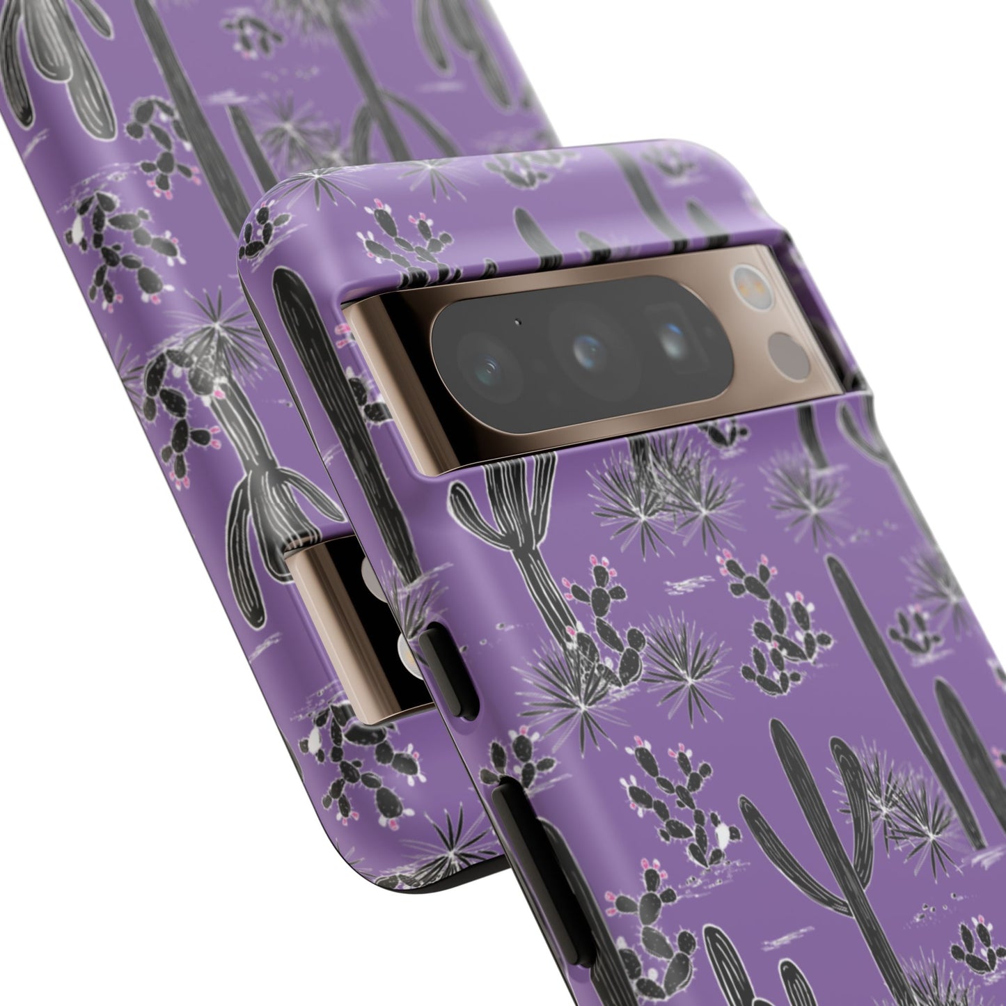 Purple Cactus Love Phone Case