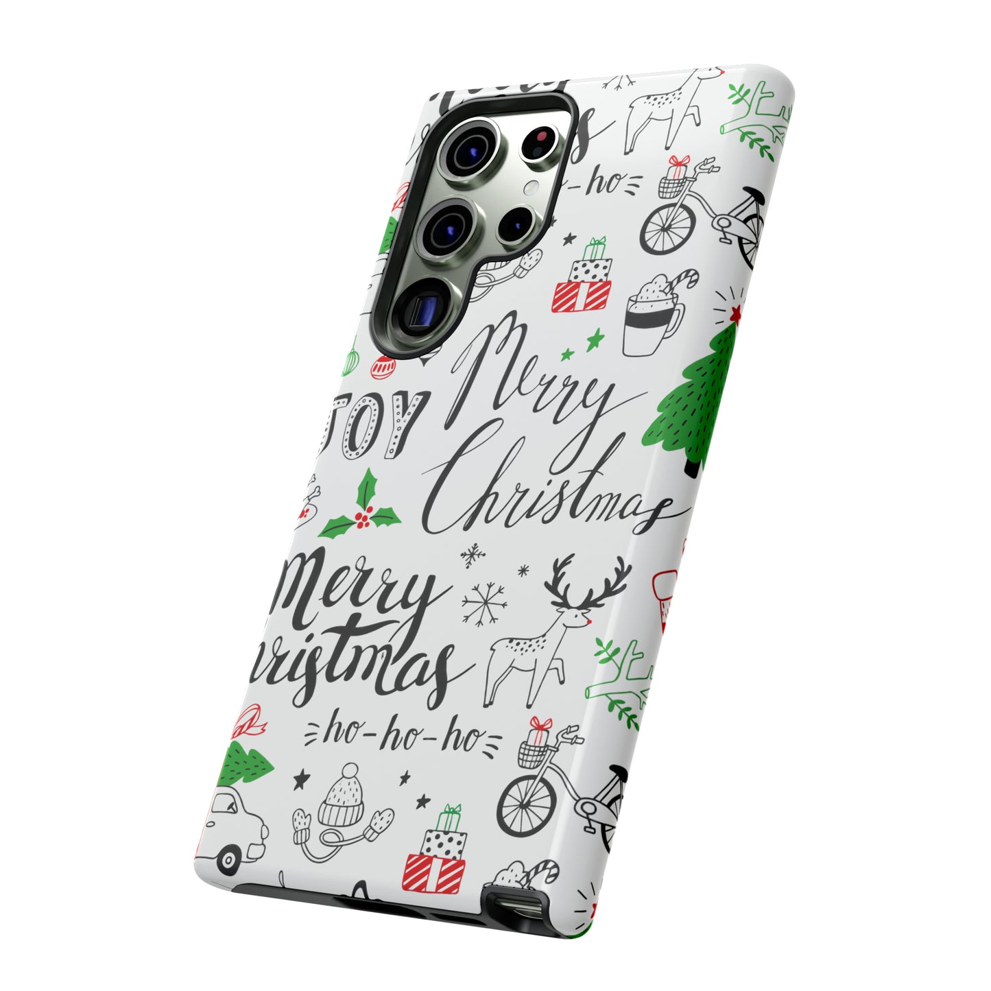 Merry Christmas Protective Phone Case for Iphone, Samsung and Google Phones