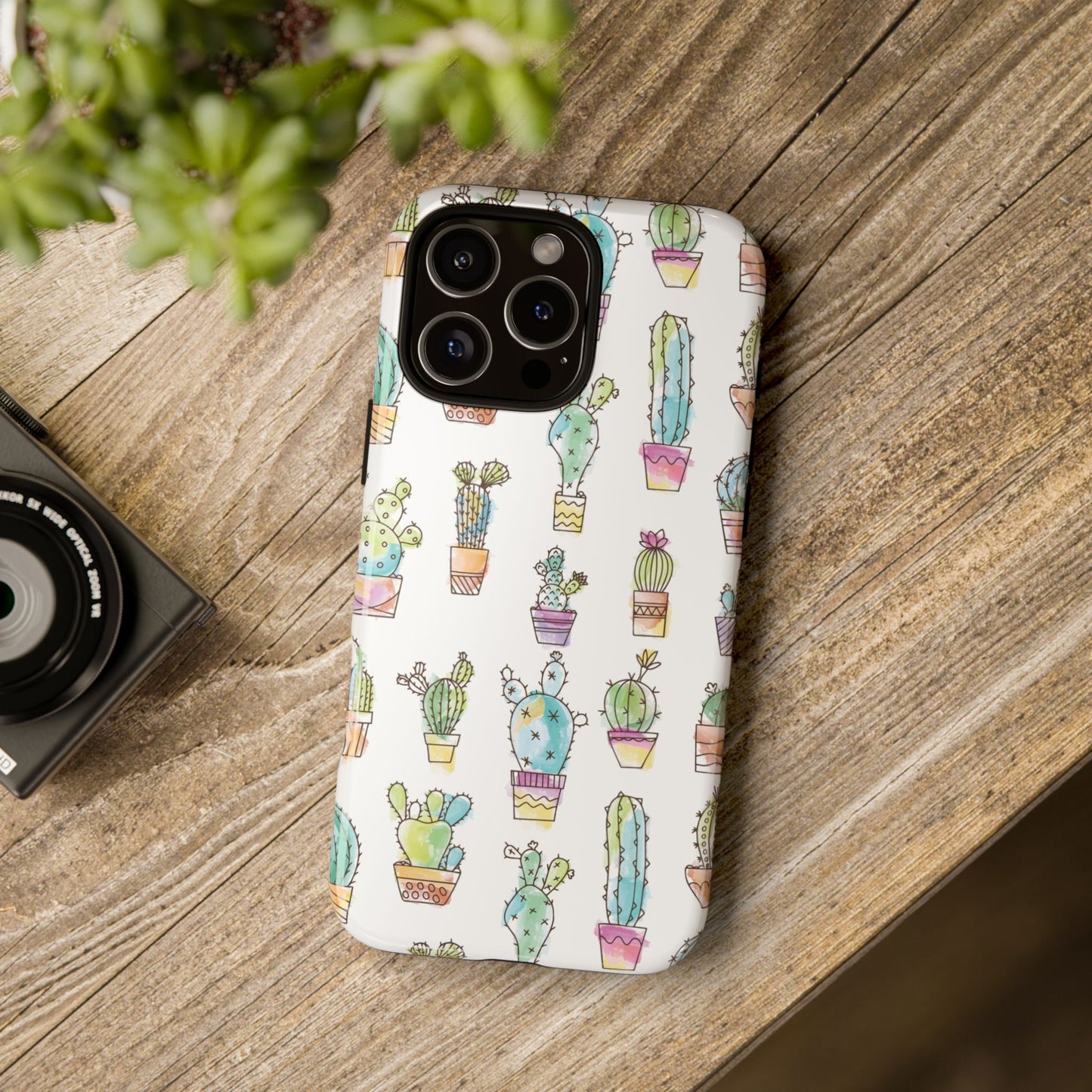 Pastel Cactus Love Phone Case