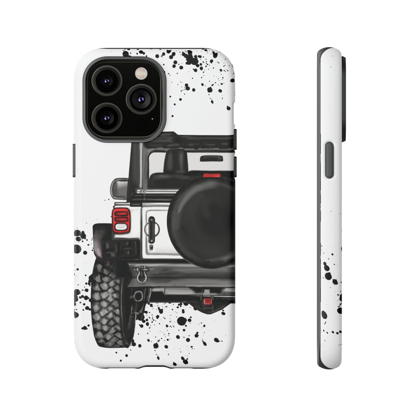 Off Road Life White Protective Case for Iphone, Google and Samsung