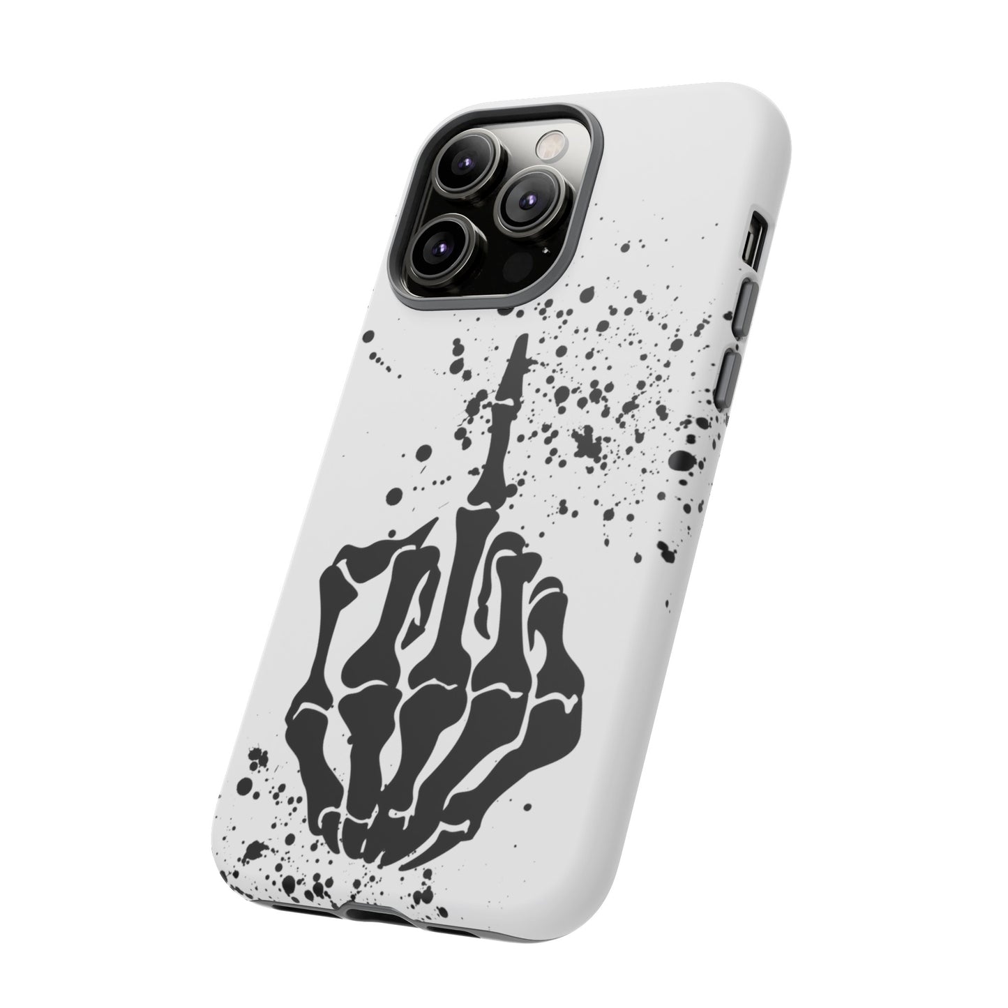 Skeleton, Finger Protective Case for Iphone, a Google and Samsung phones