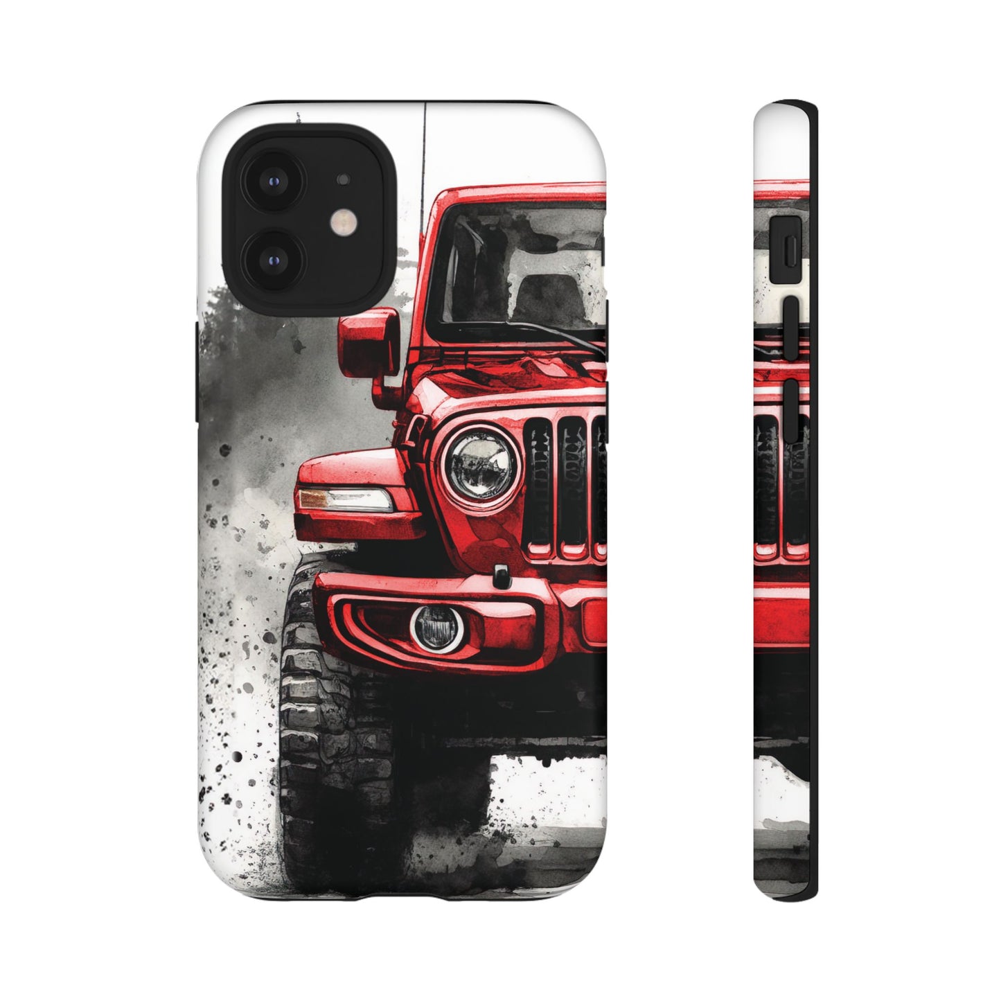 Off Road Love Red Wrangler Protective Phone Case for Iphone, Samsung and Google Phones